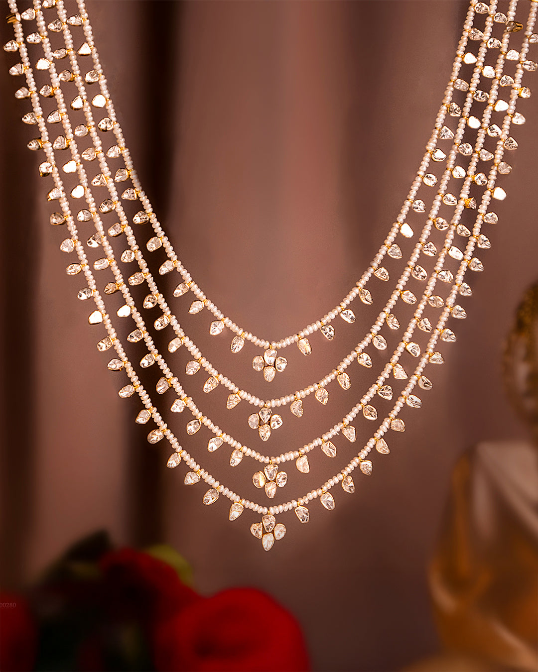 Sini Shetty - Naisha Polki Long Necklace