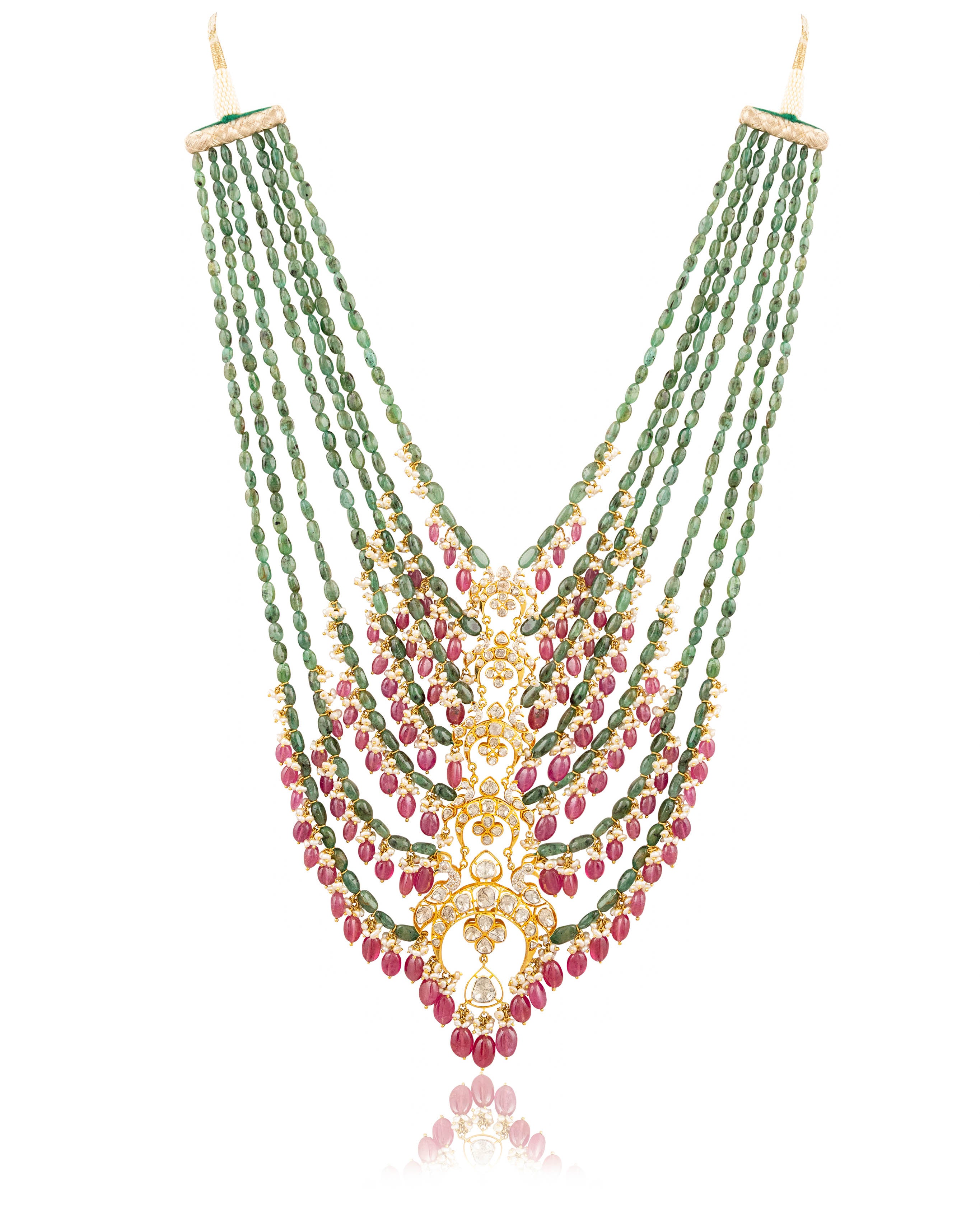 Latika Polki And Diamond Bead Pendant