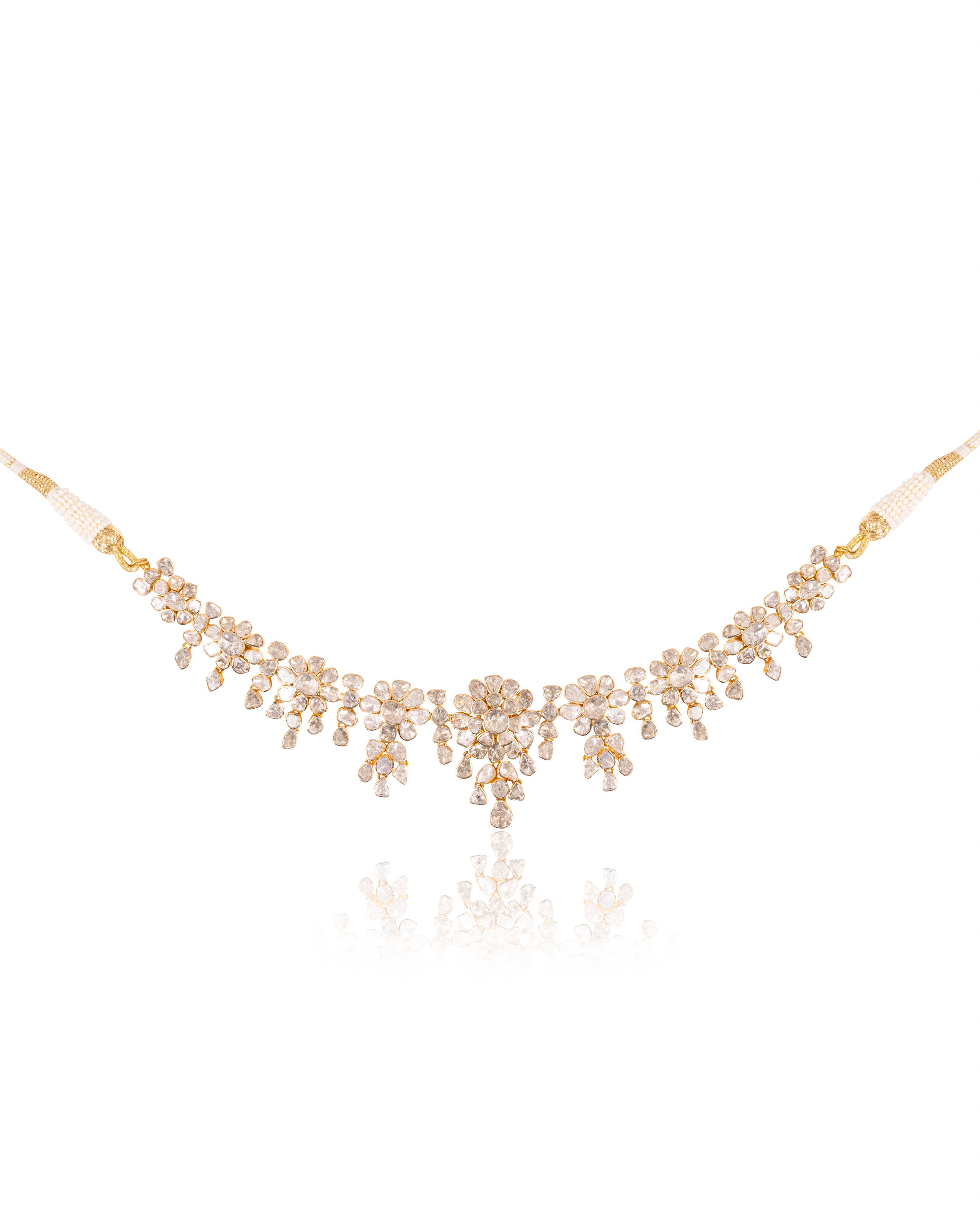 Zanaida Necklace And Saloni Necklace Polki Set