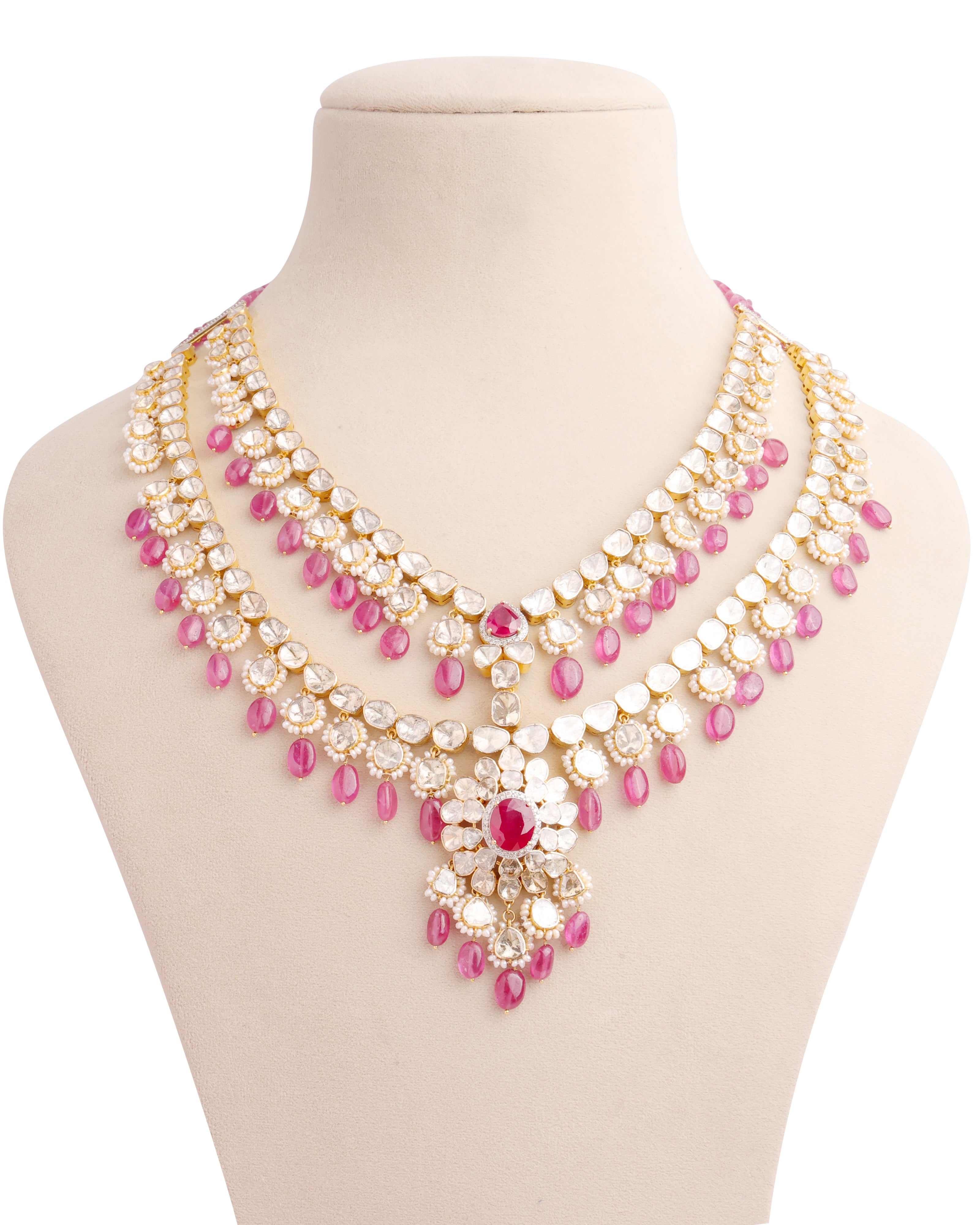 Ezra Polki And Diamond Long Necklace