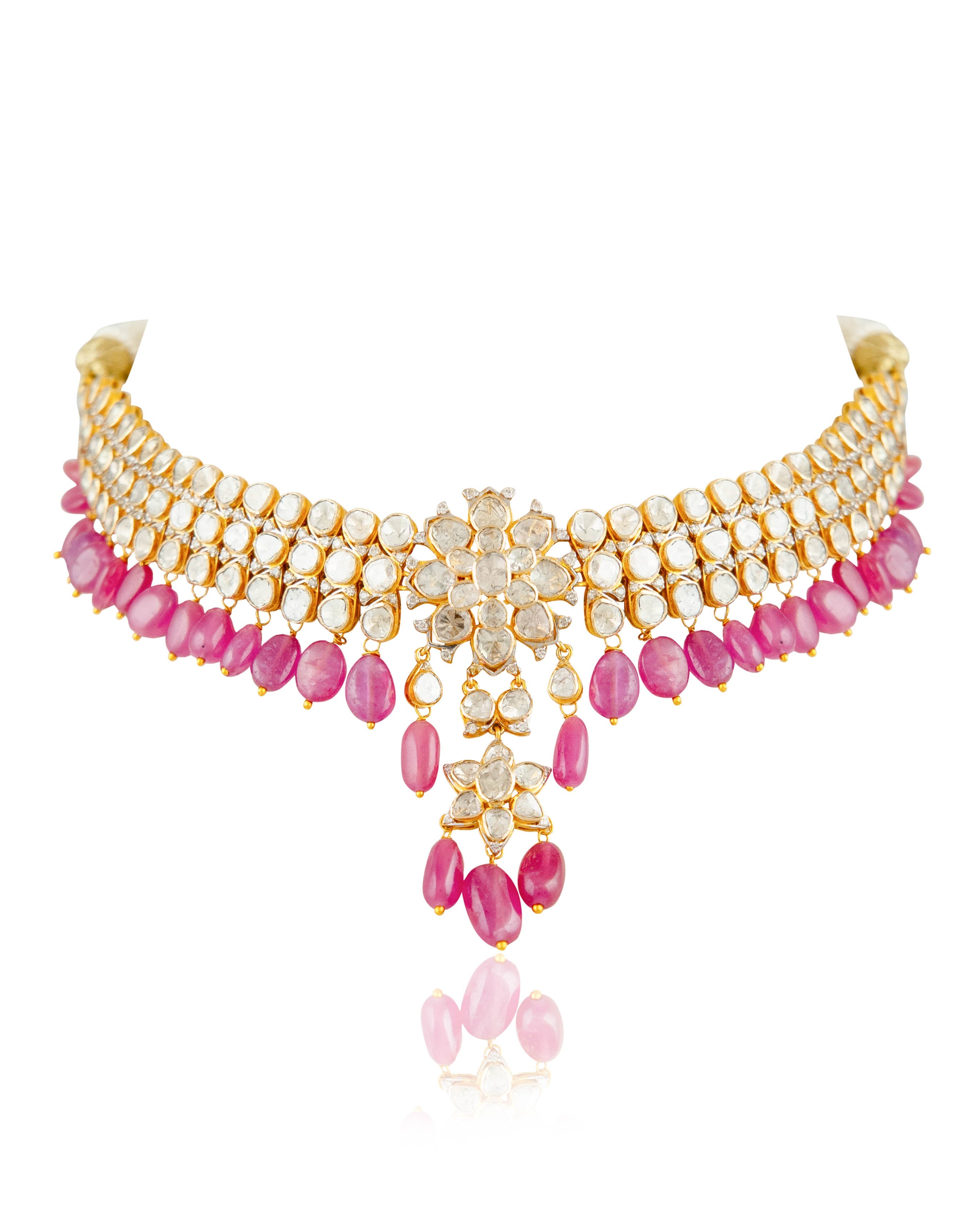 Zufia Polki And Diamond Choker - NO ORDERS