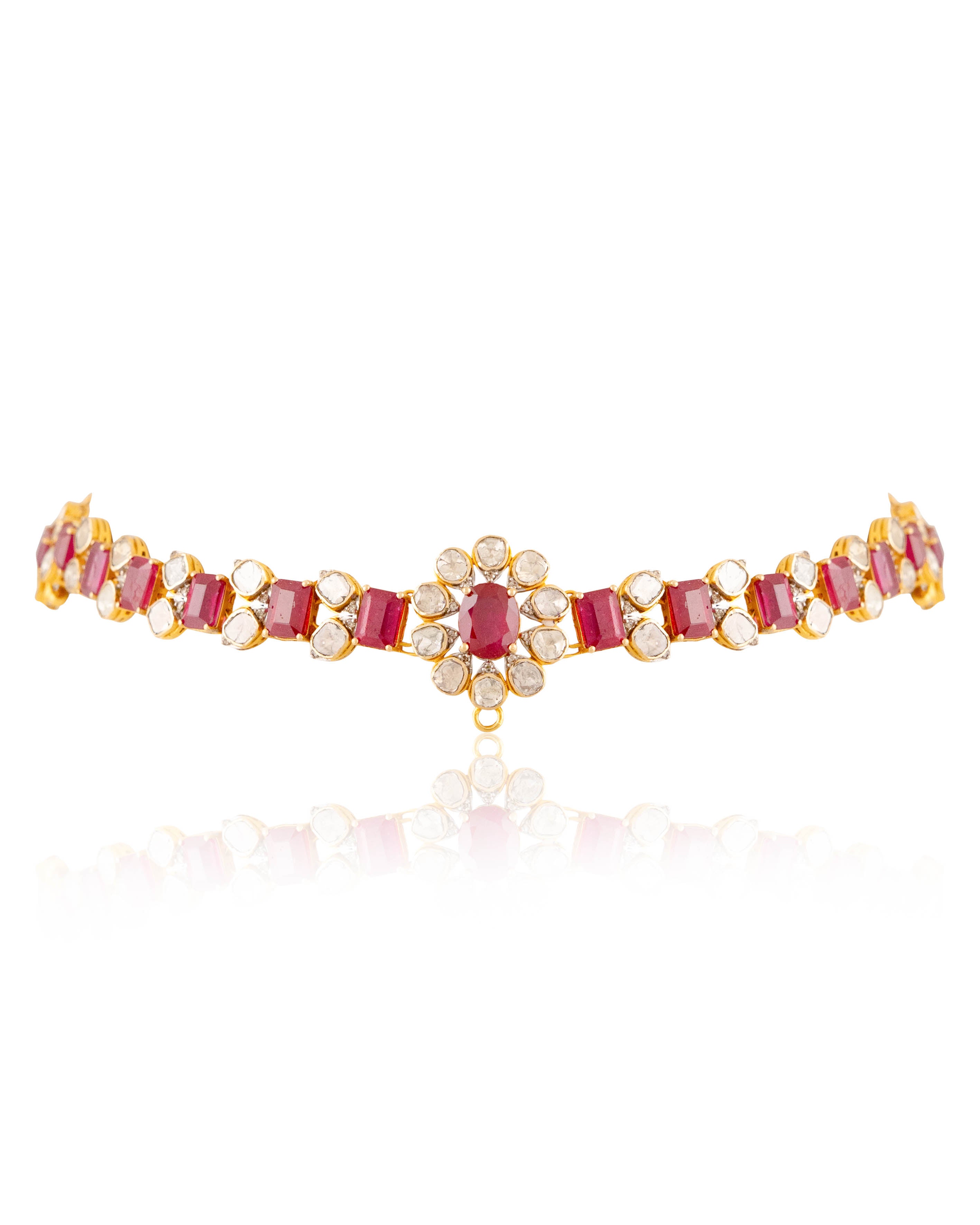 Zelina Polki And Diamond Necklace