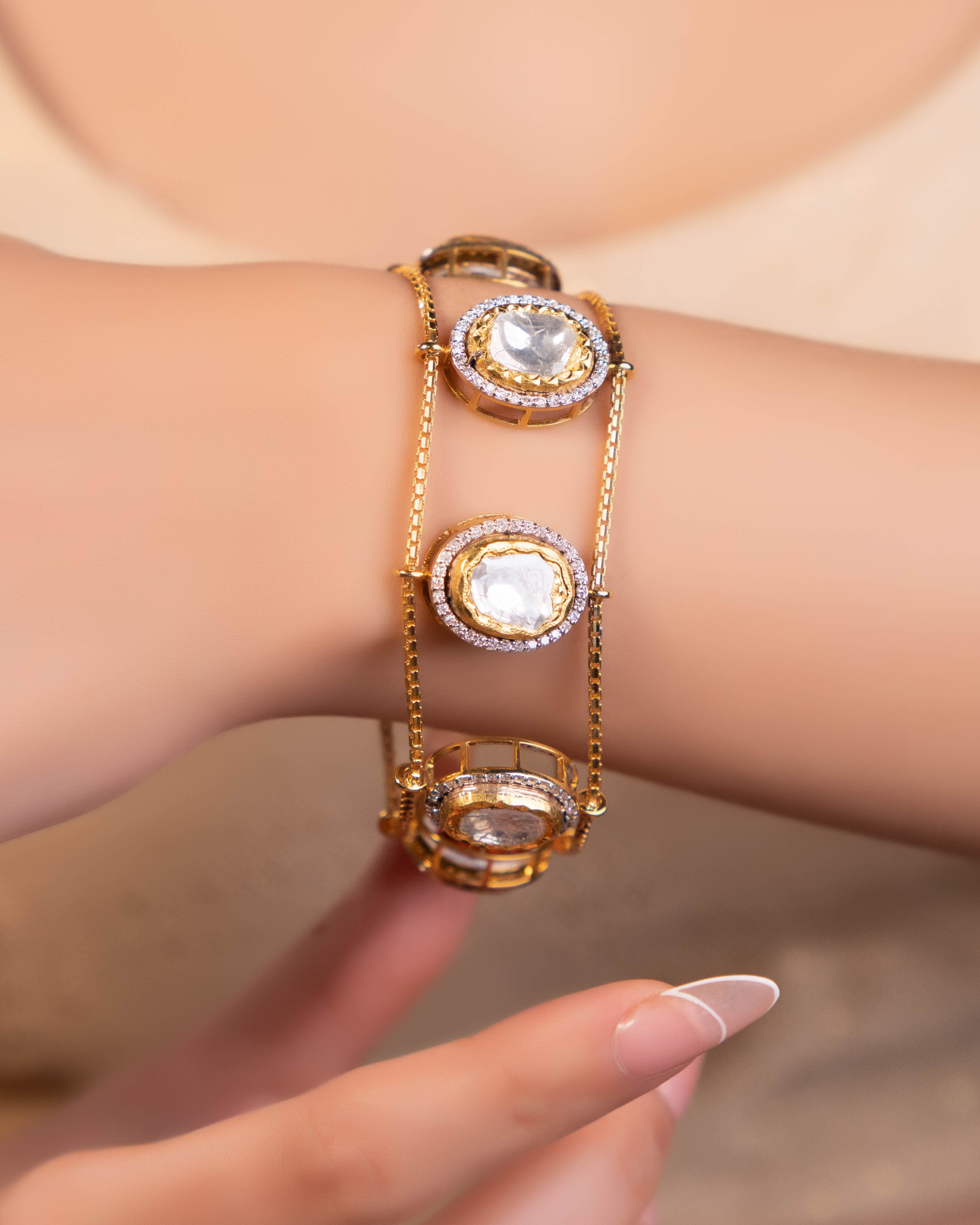 Dakshata Polki And Diamond Choker