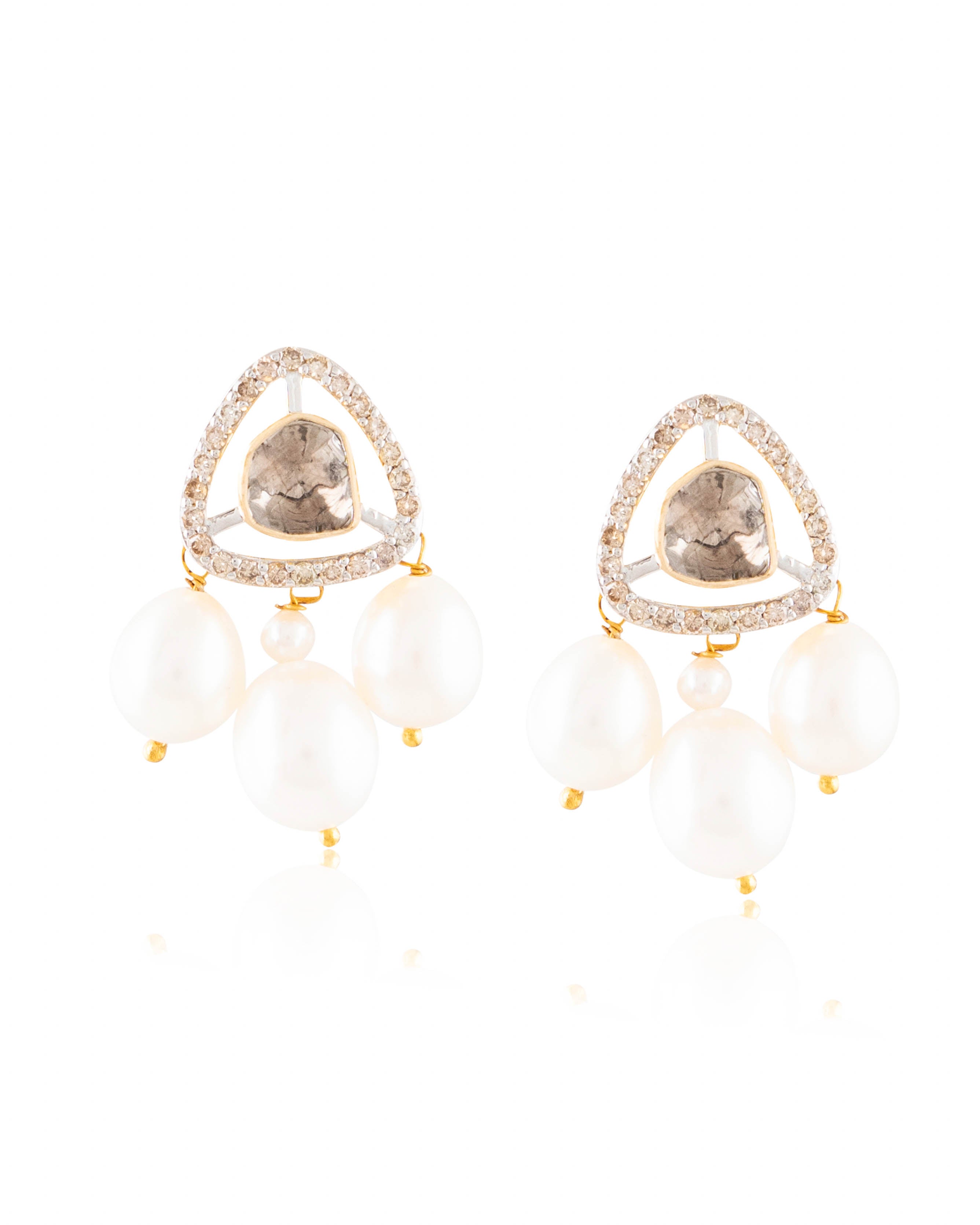 Kelly Pendant And Eqra Tops Polki And Diamond Set