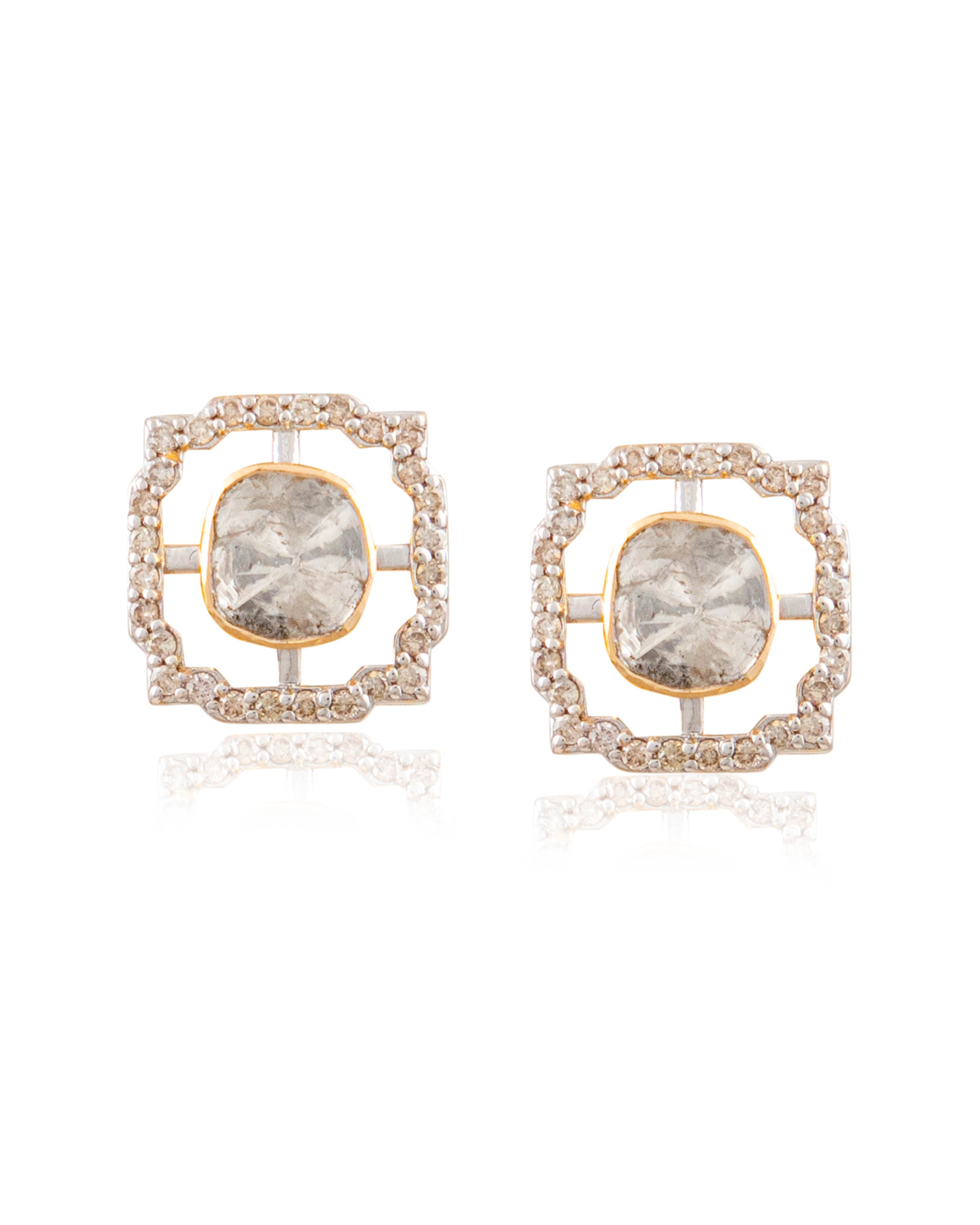 Priyanshi Pendant And Vidya Tops Polki And Diamond Set