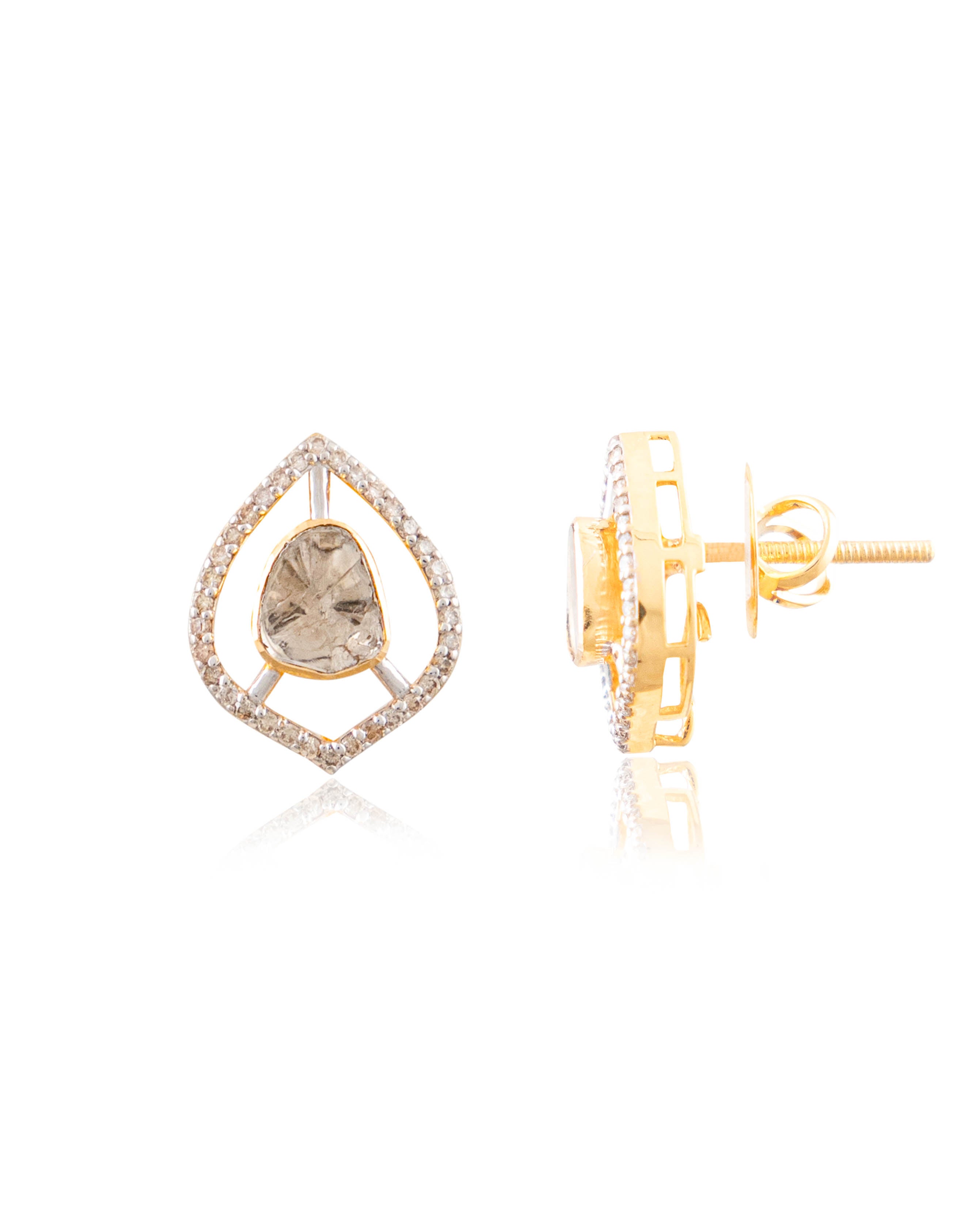 Jessica Pendant And Ria Tops Polki And Diamond Set