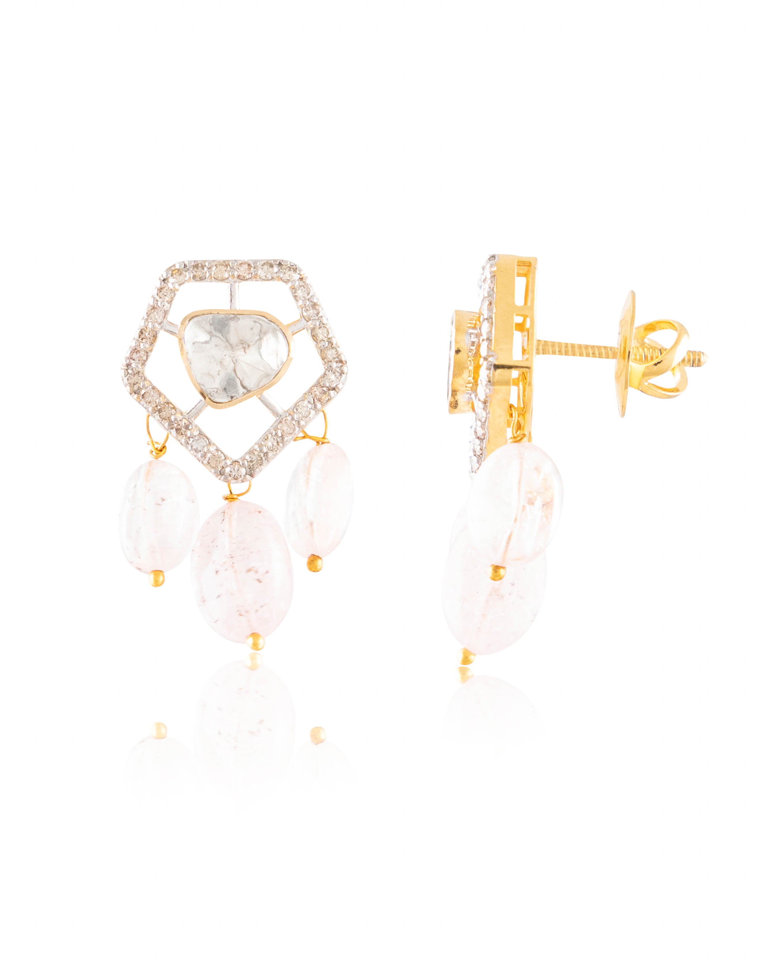 Valeria Pendant And Falguni Tops Polki And Diamond Set