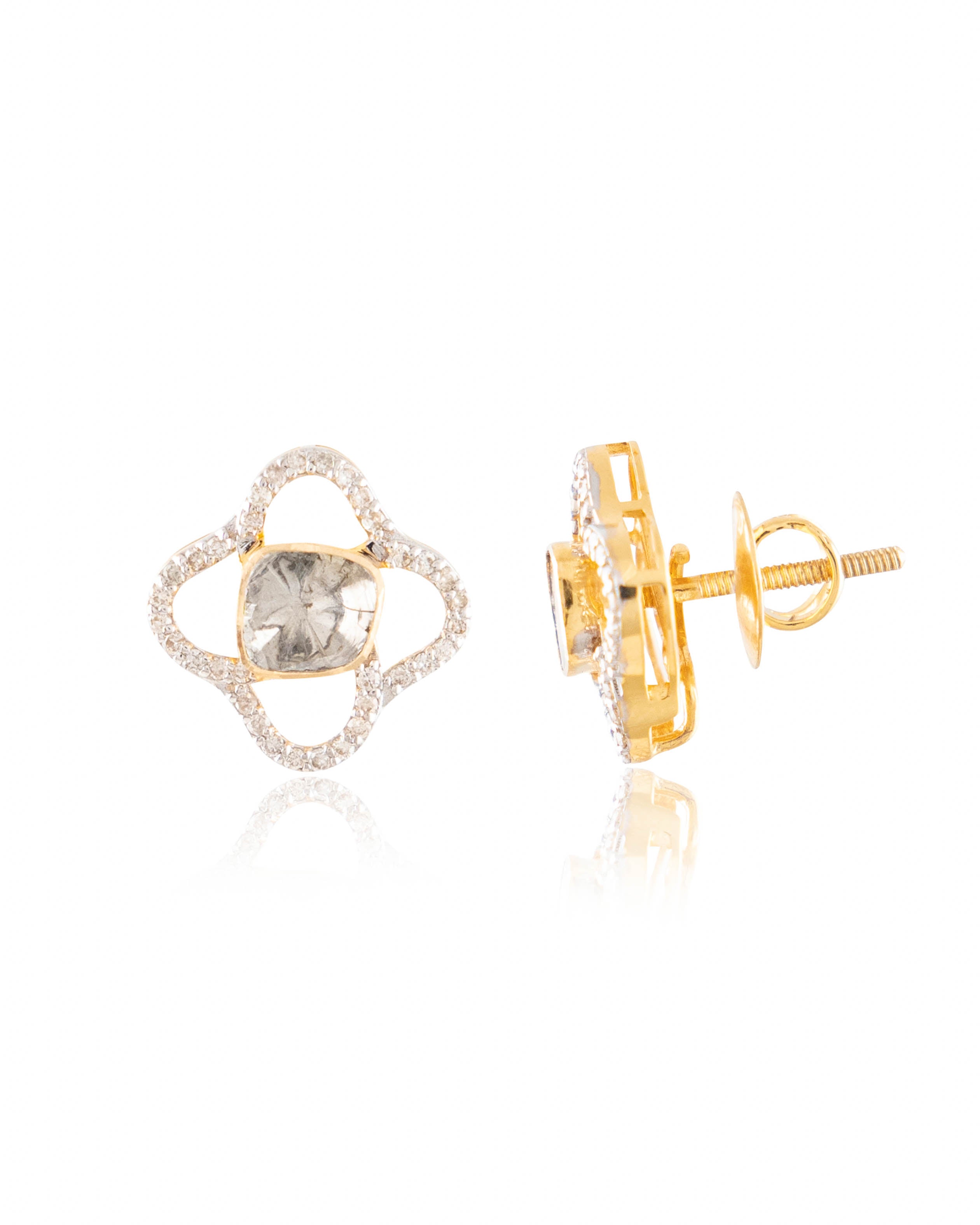 Mrunmayee Pendant And Drishtha Tops Polki And Diamond Set