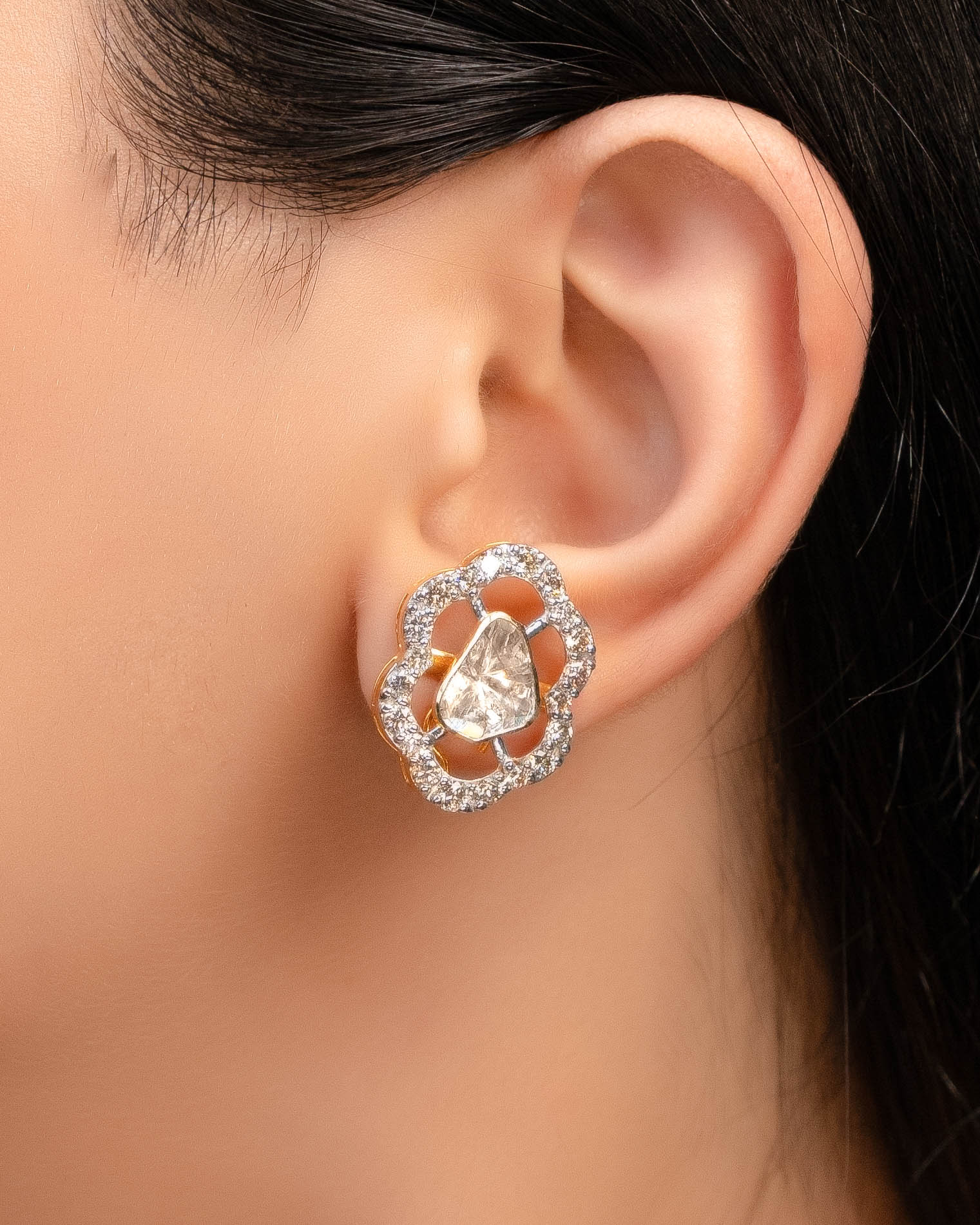 Rimsha Polki And Diamond Tops