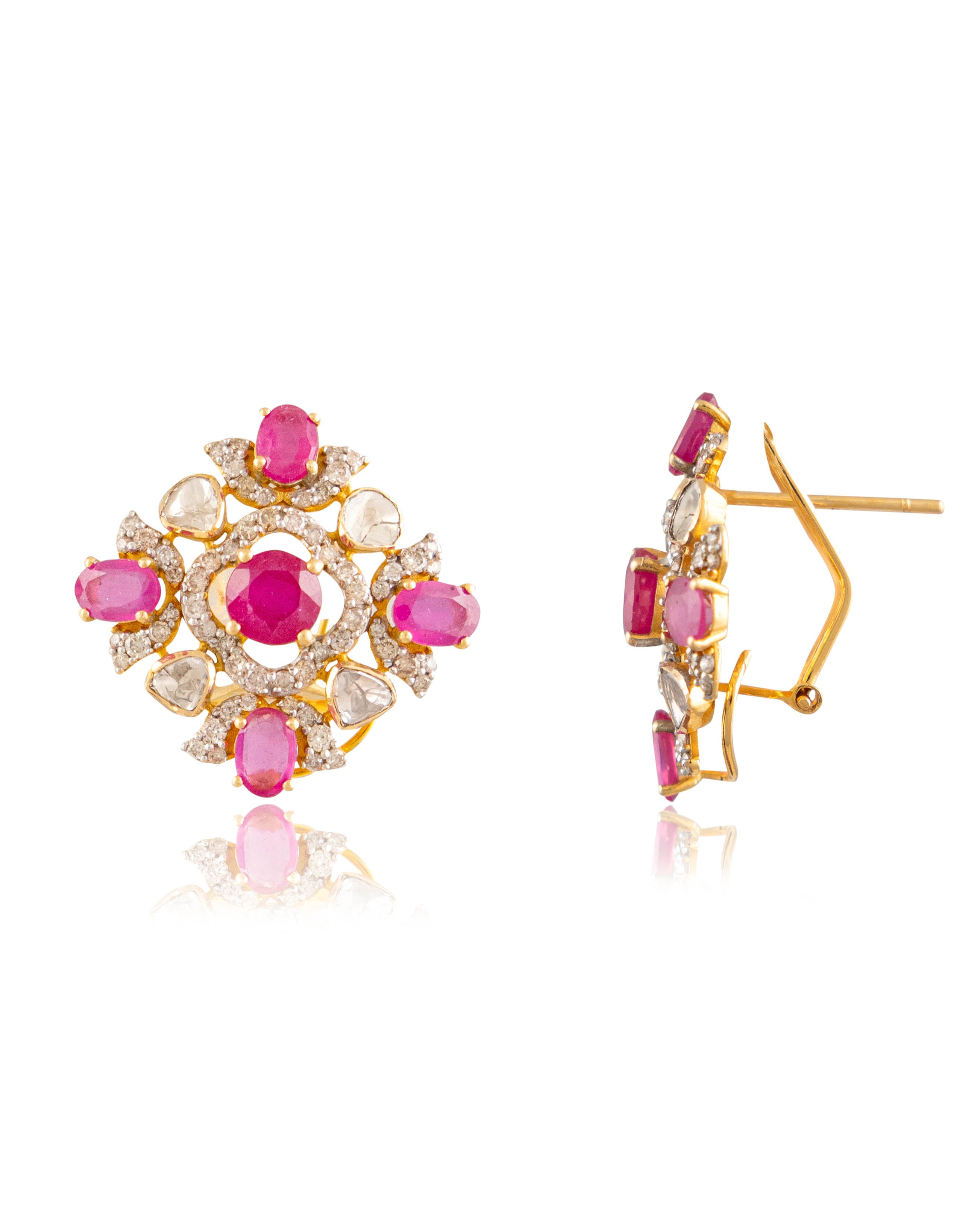 Hazel Polki And Diamond Tops