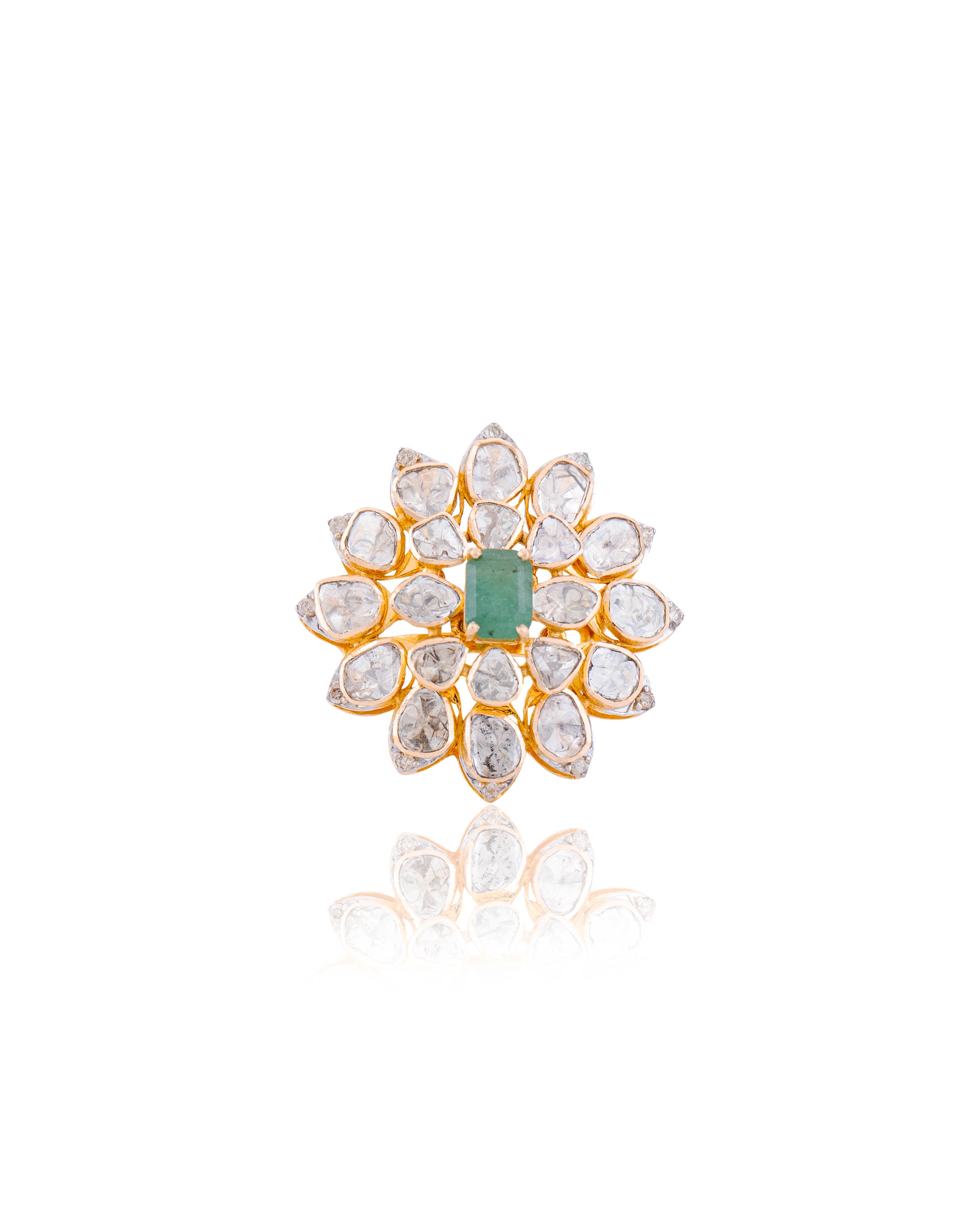 Kanisha Bridal Polki And Diamond Set