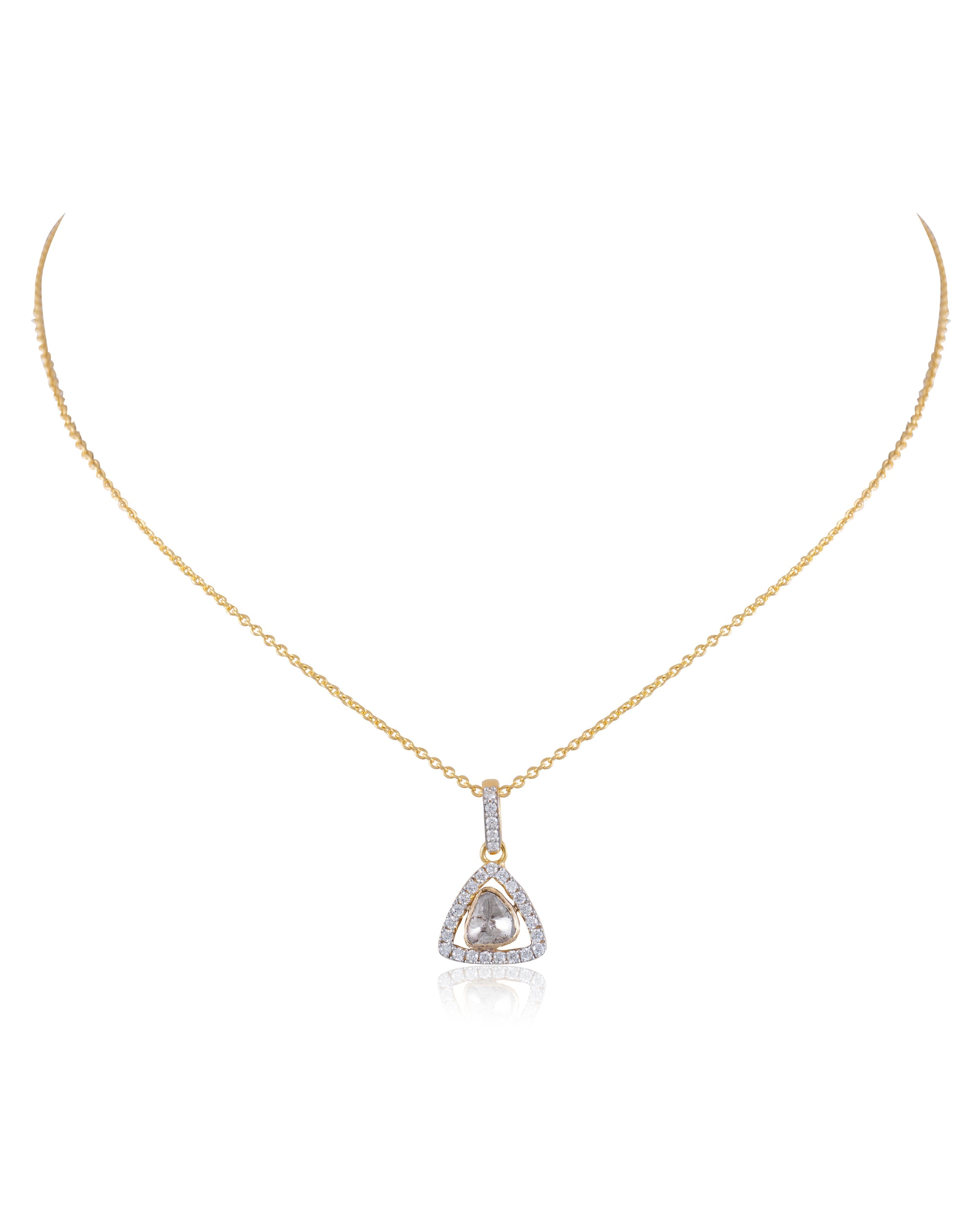 Kelli Polki And Diamond Pendant