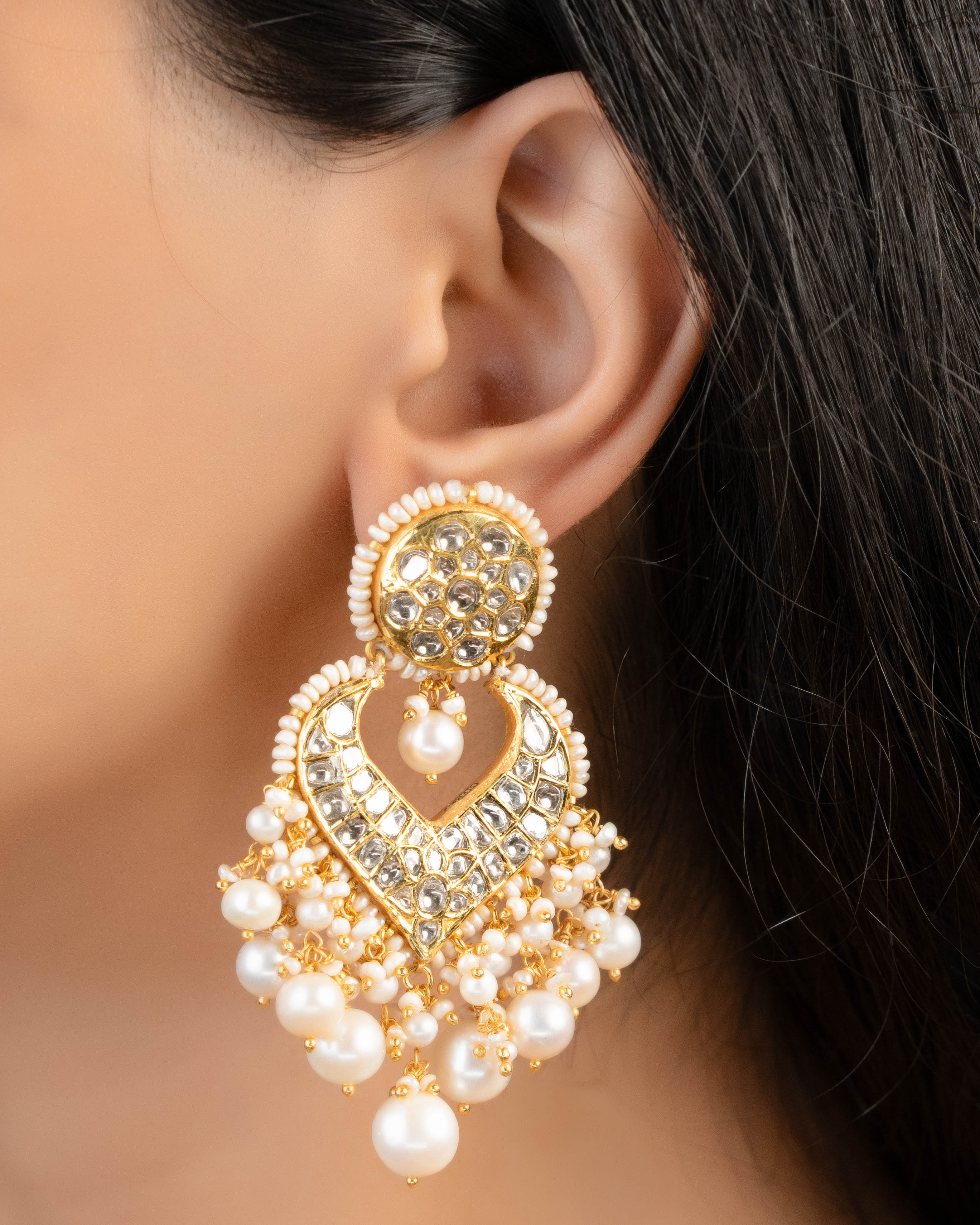 Ziya Polki Chandbalis