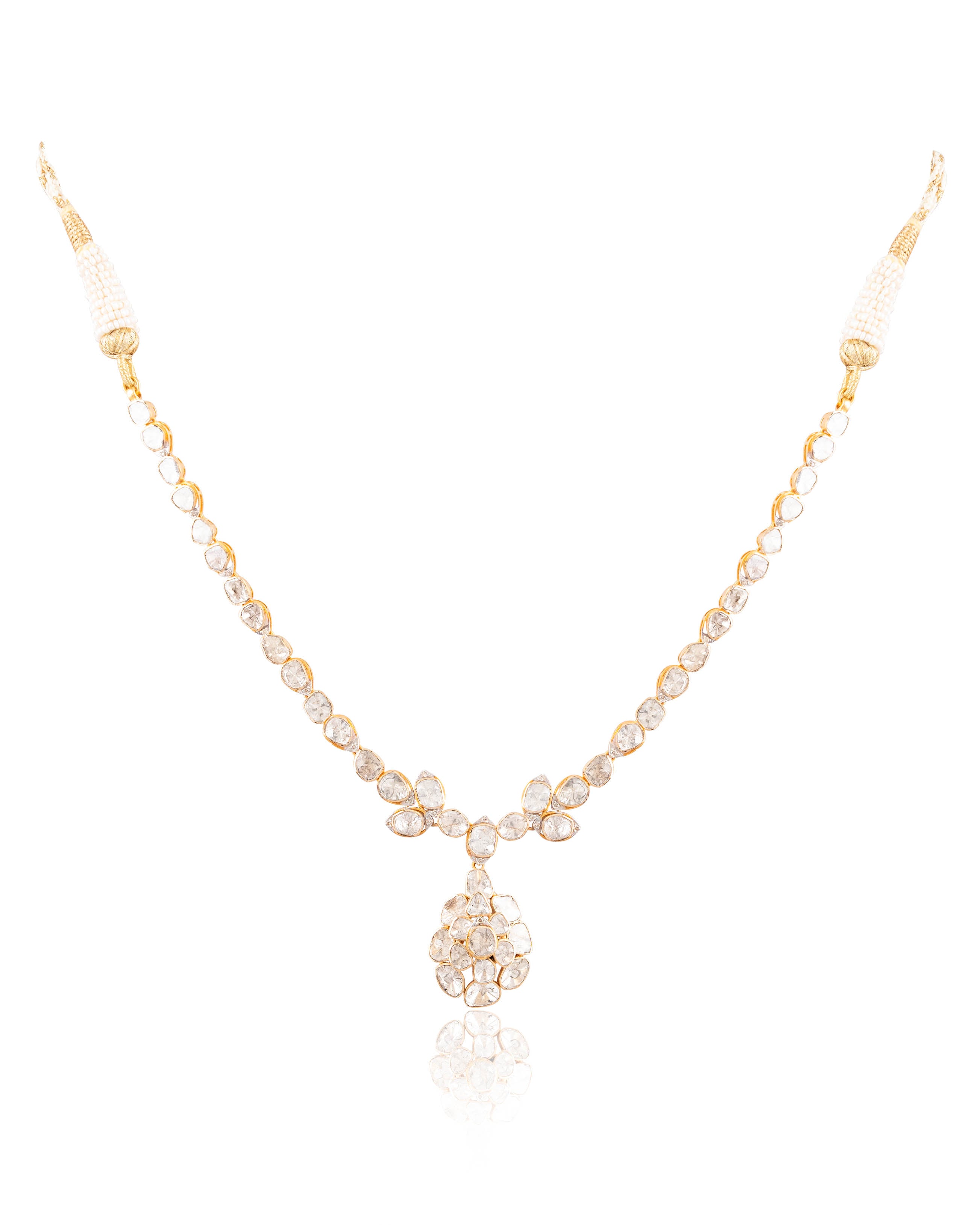 Nessa Polki And Diamond Necklace