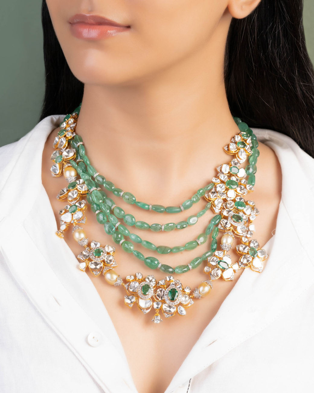 Subarna Polki And Diamond Necklace - NO ORDERS