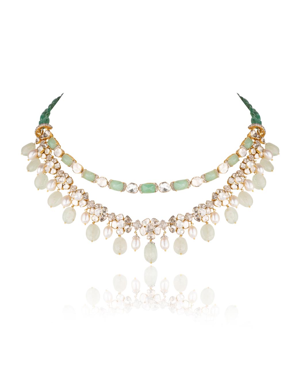 Shalalu Polki And Diamond Necklace - NO ORDERS