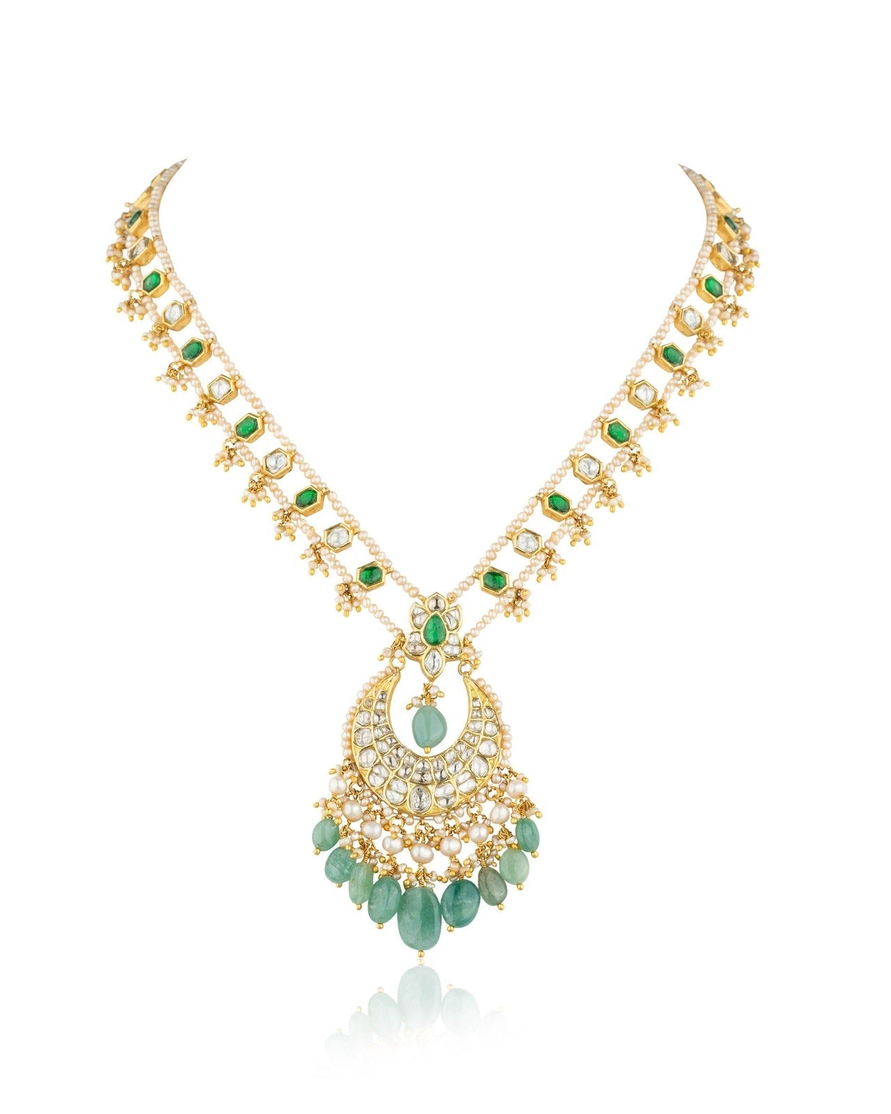 Rambha Polki Long Necklace