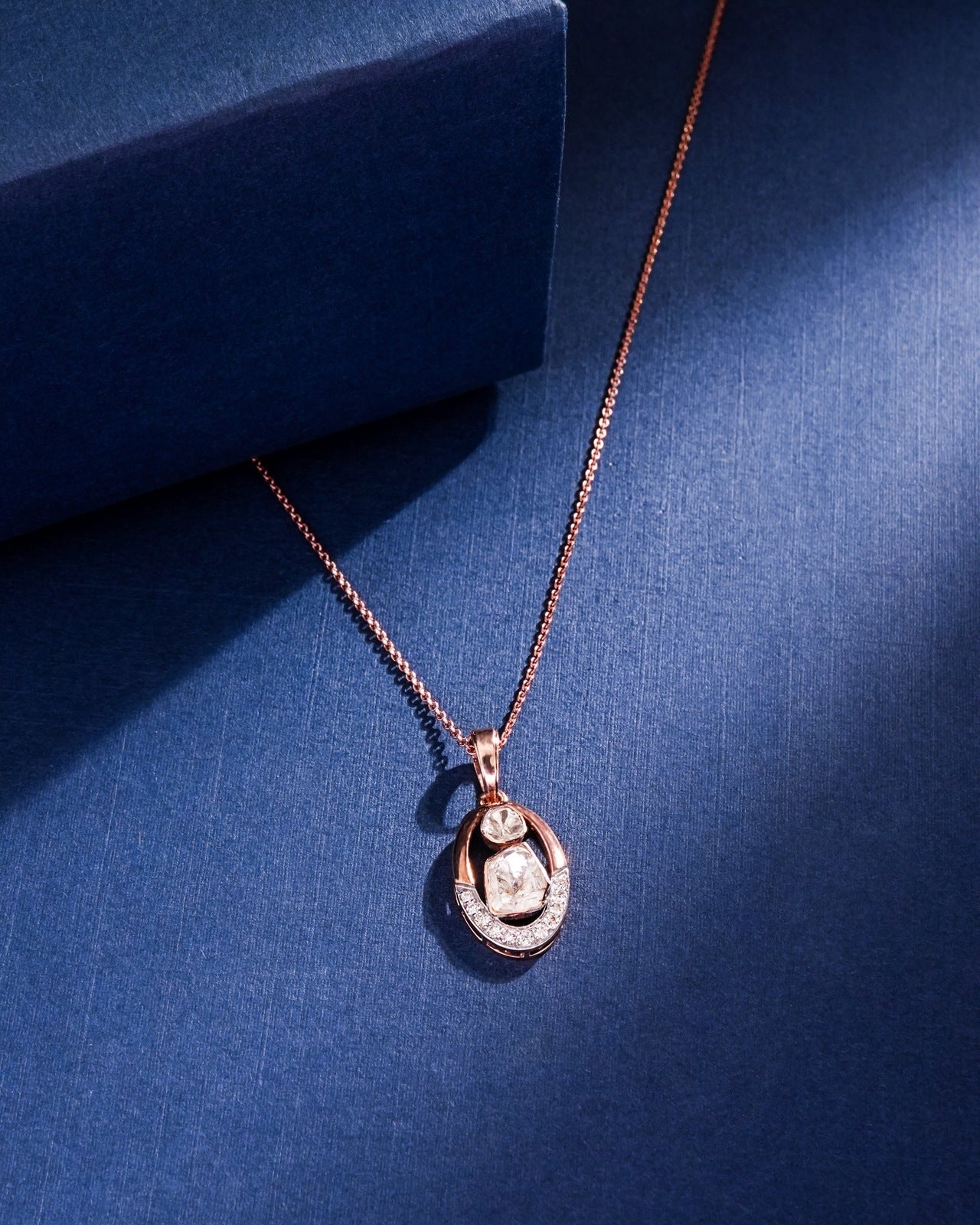 Amruta Polki And Diamond Pendant