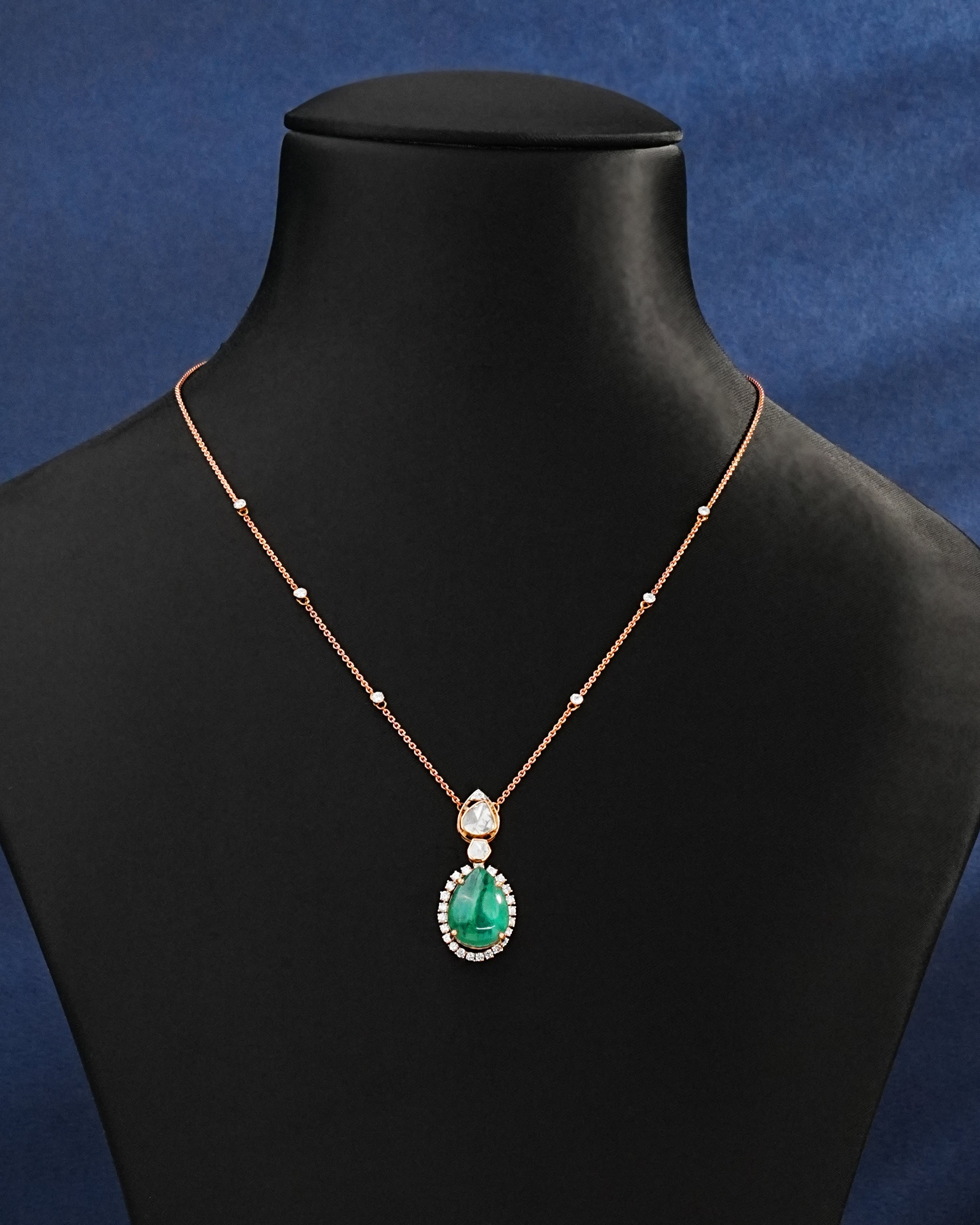 Kim Polki And Diamond Pendant