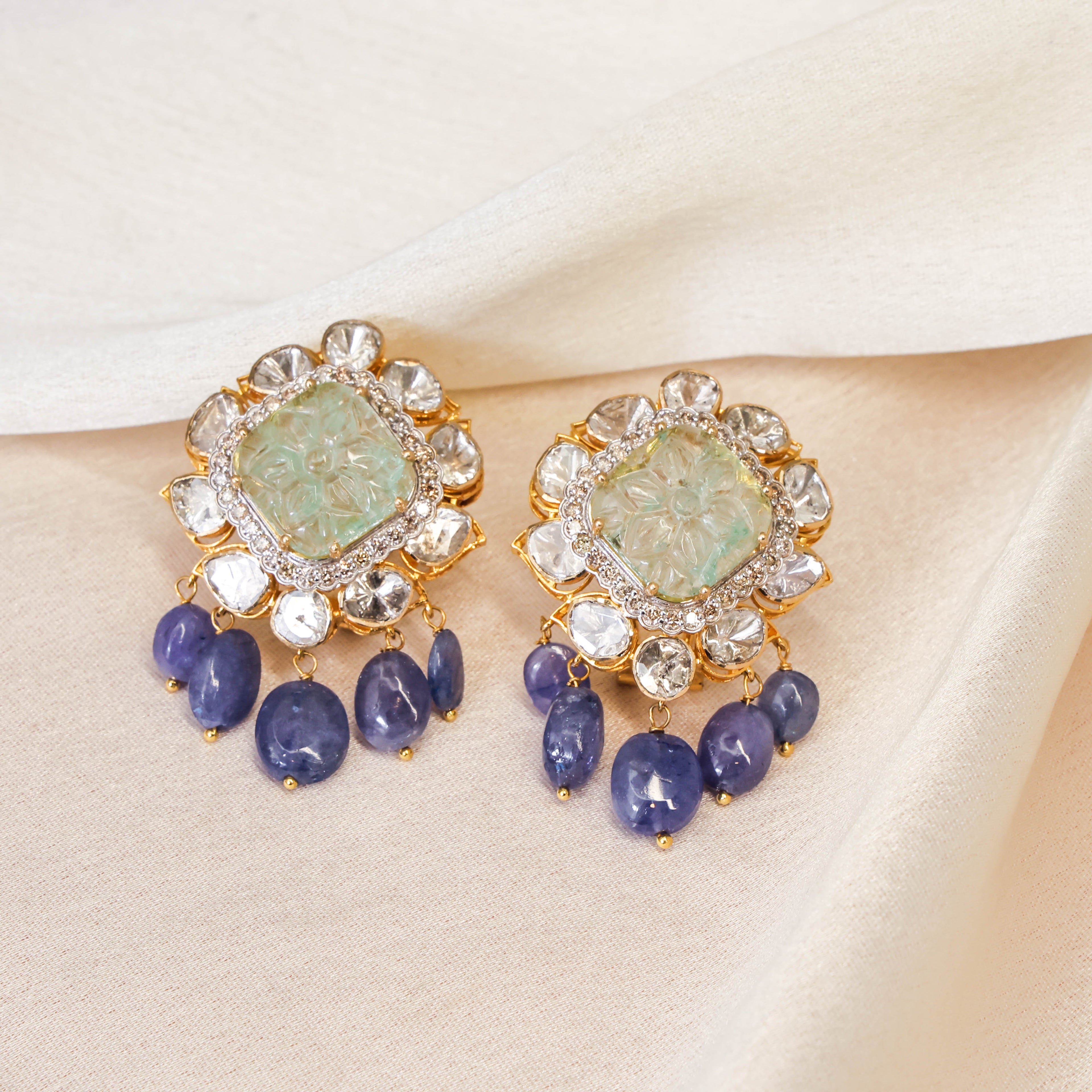 Naisha Polki And Diamond Tops