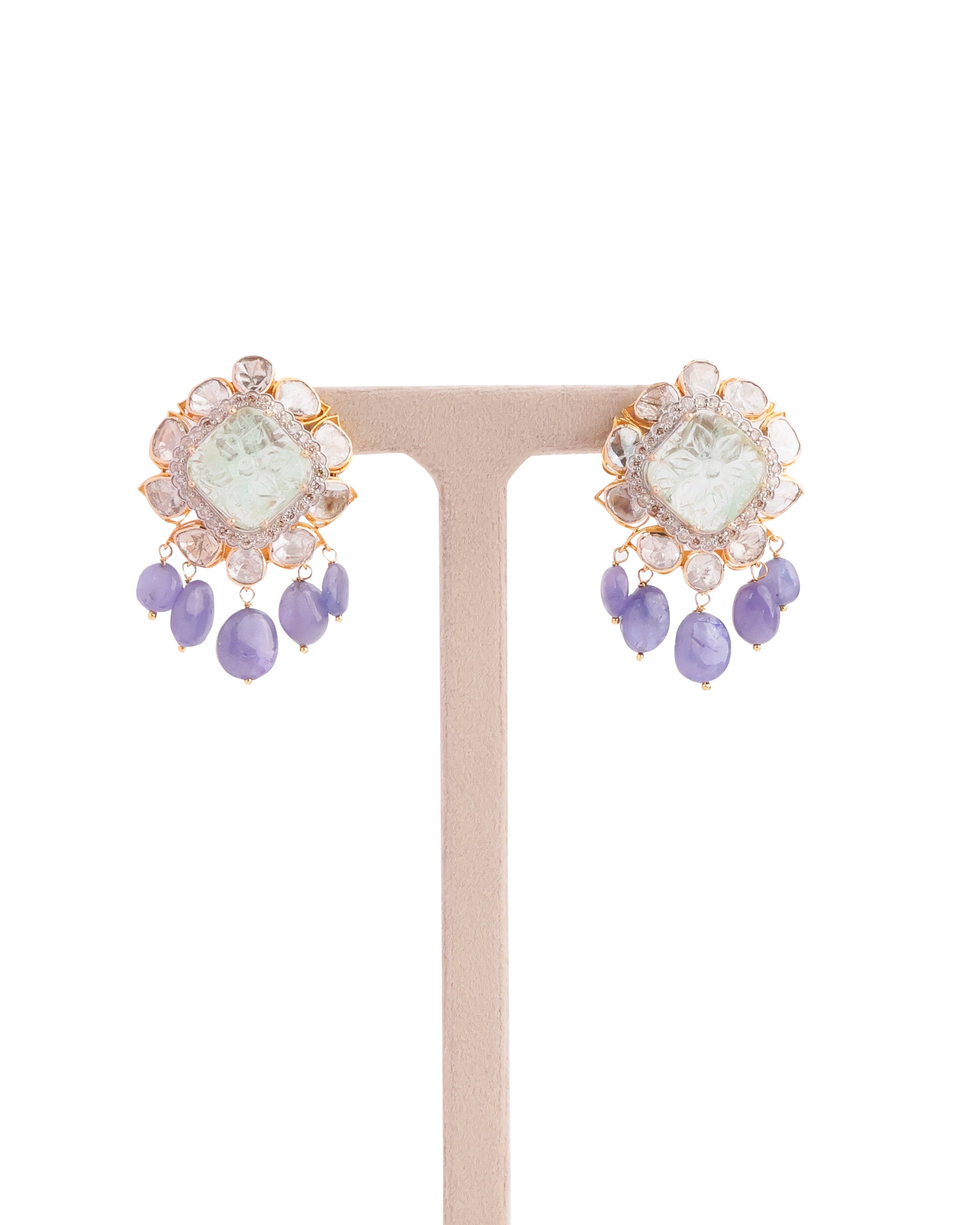 Naisha Polki And Diamond Tops