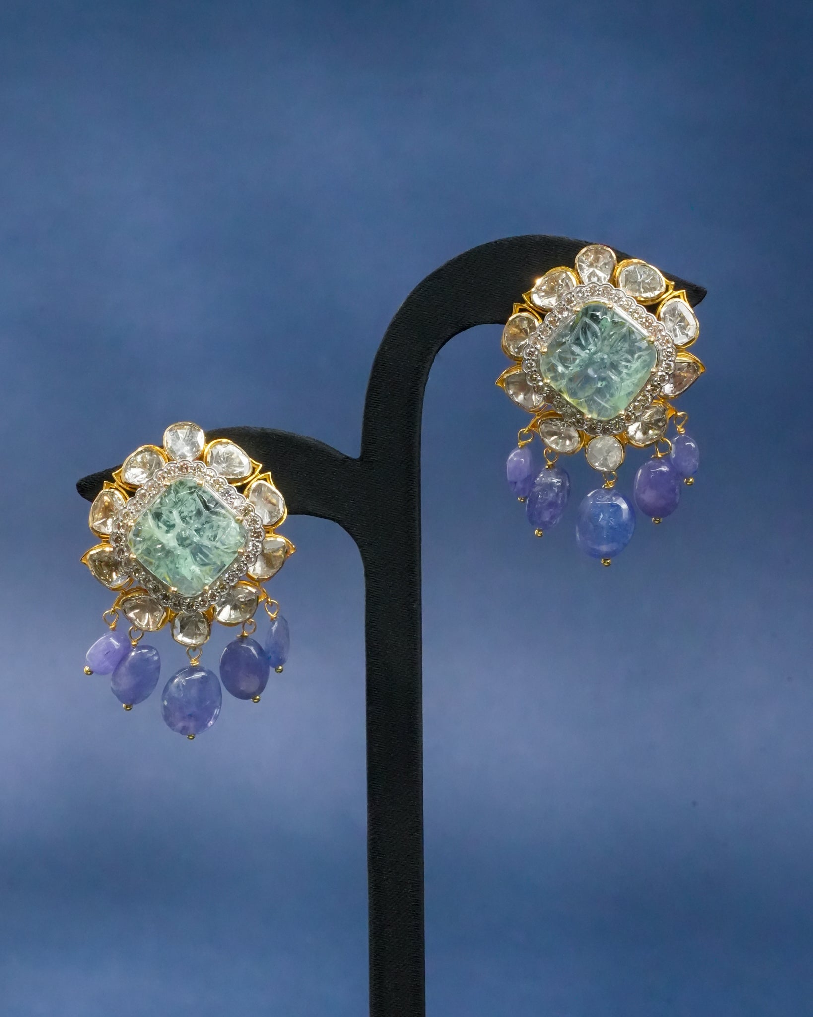 Naisha Polki And Diamond Tops