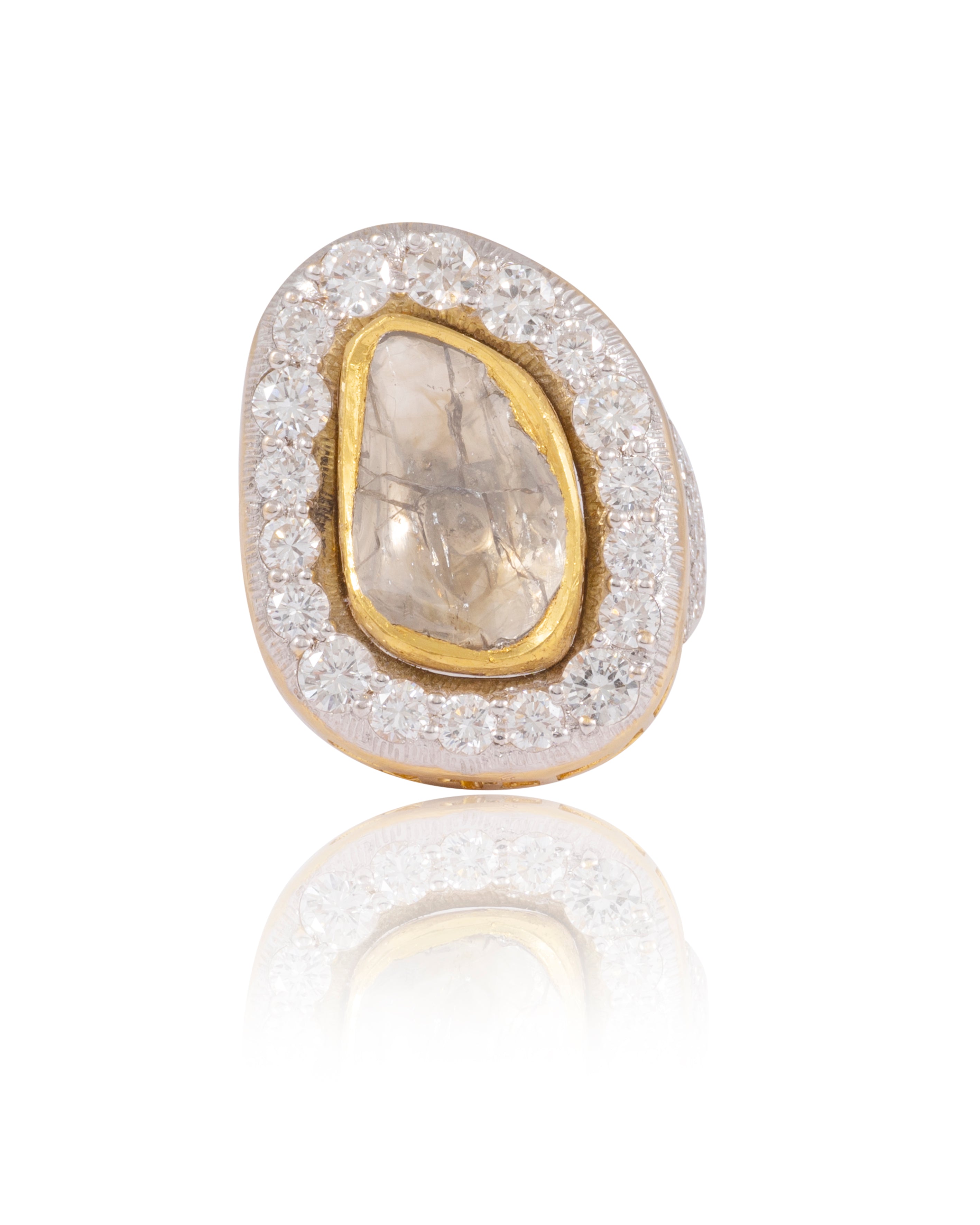 Heina Polki And Diamond Ring