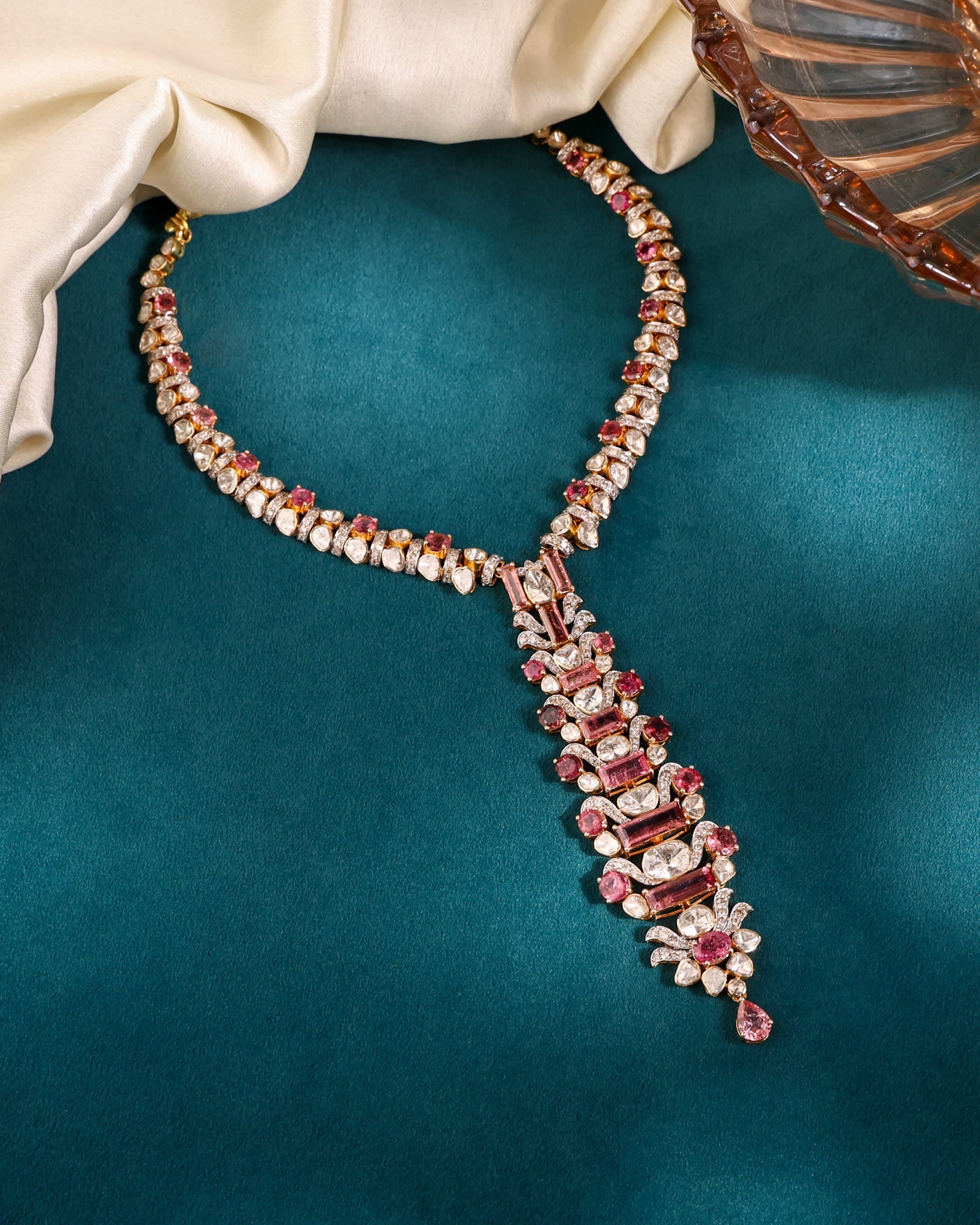 Avalon Polki And Diamond Necklace