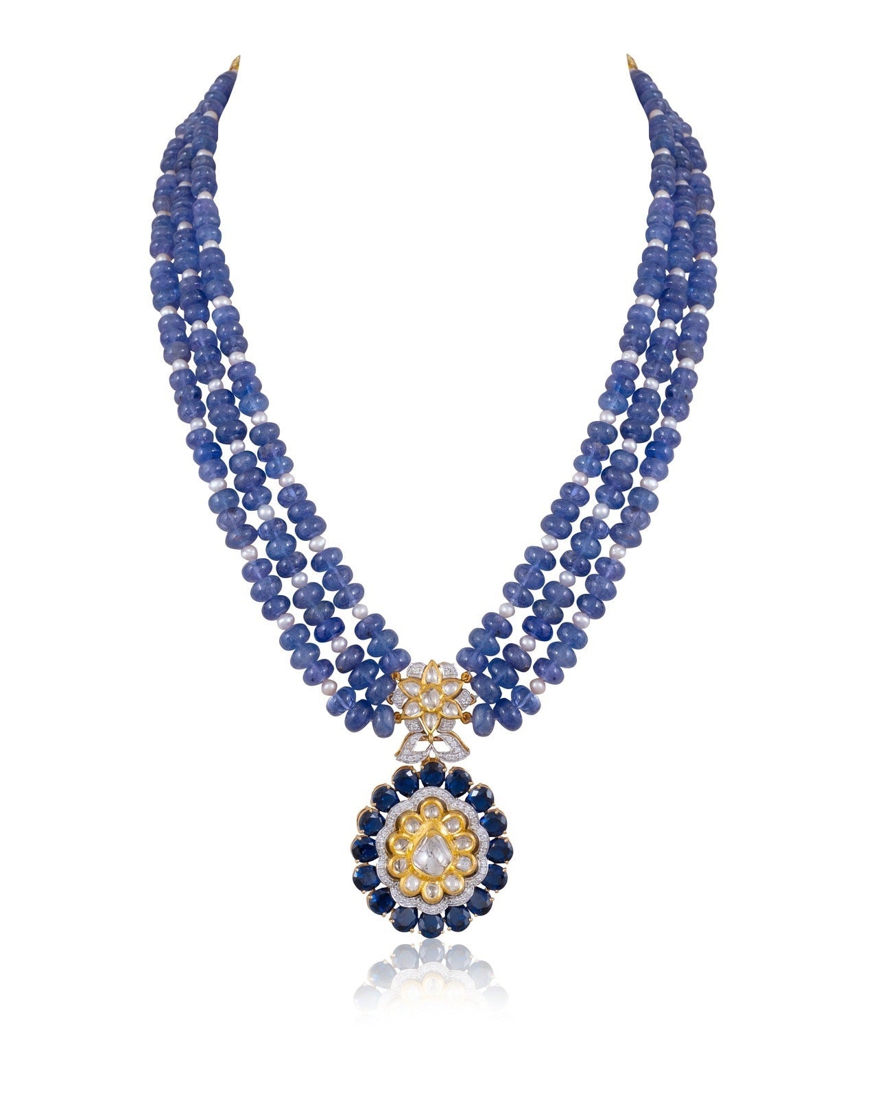 Exclusive - Ketki Polki And Diamond Bead Pendant