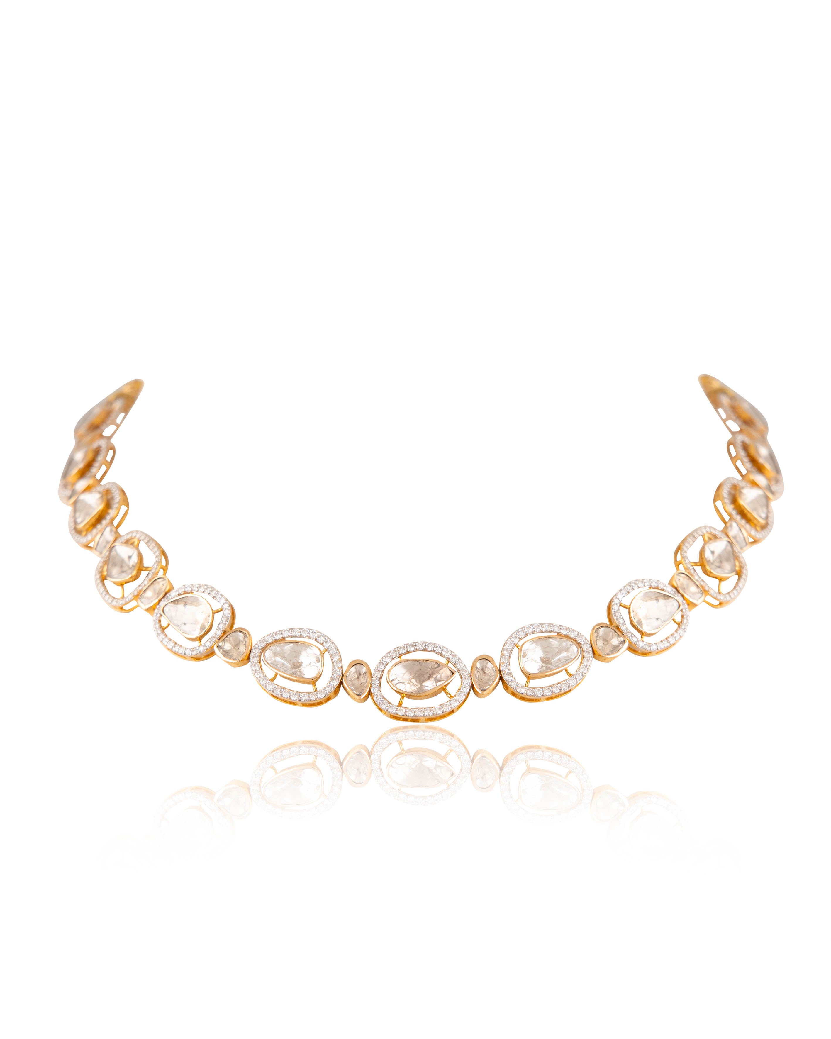 Sakina Polki And Diamond Necklace