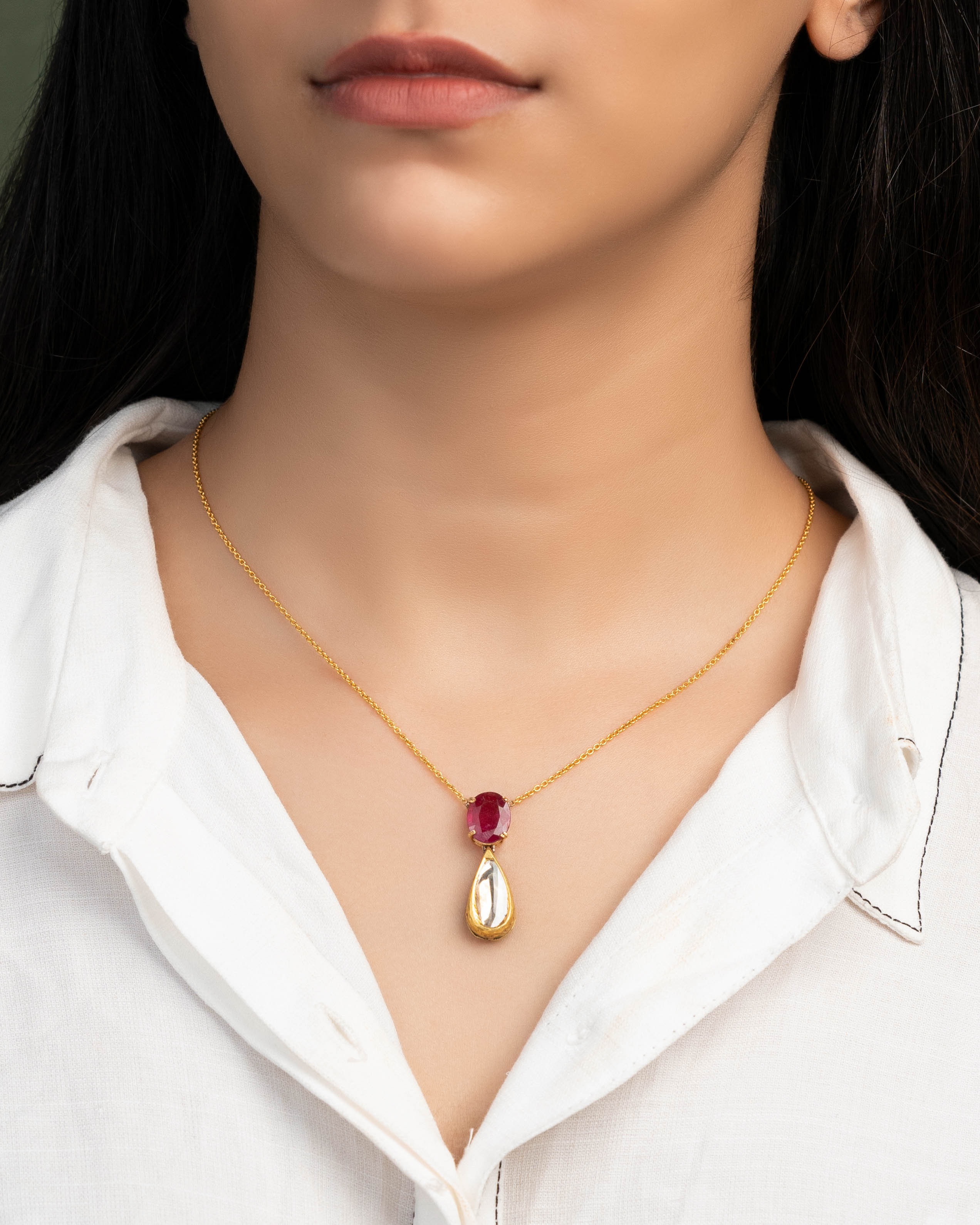 Preksha Polki Pendant