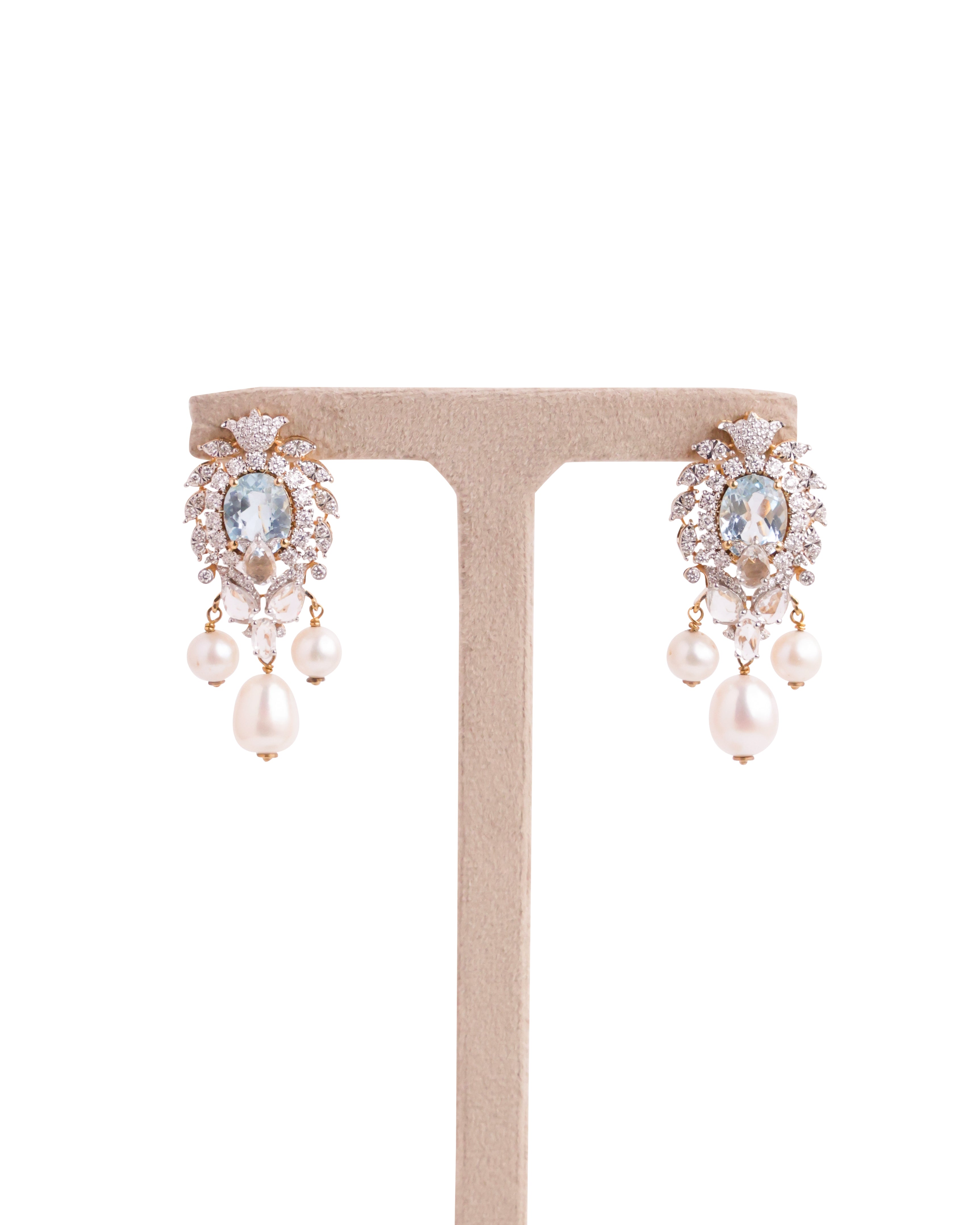 Statement Diamond Stud Earrings