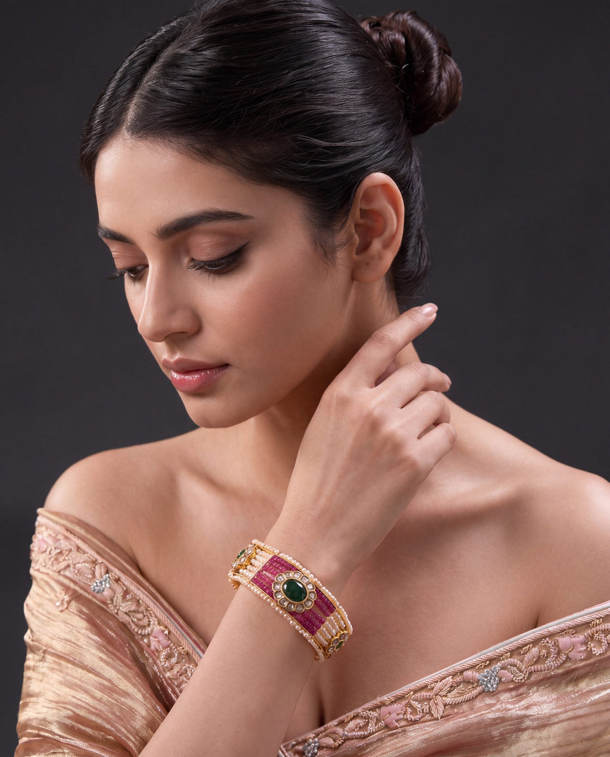 Vishnupriya Polki Bangle