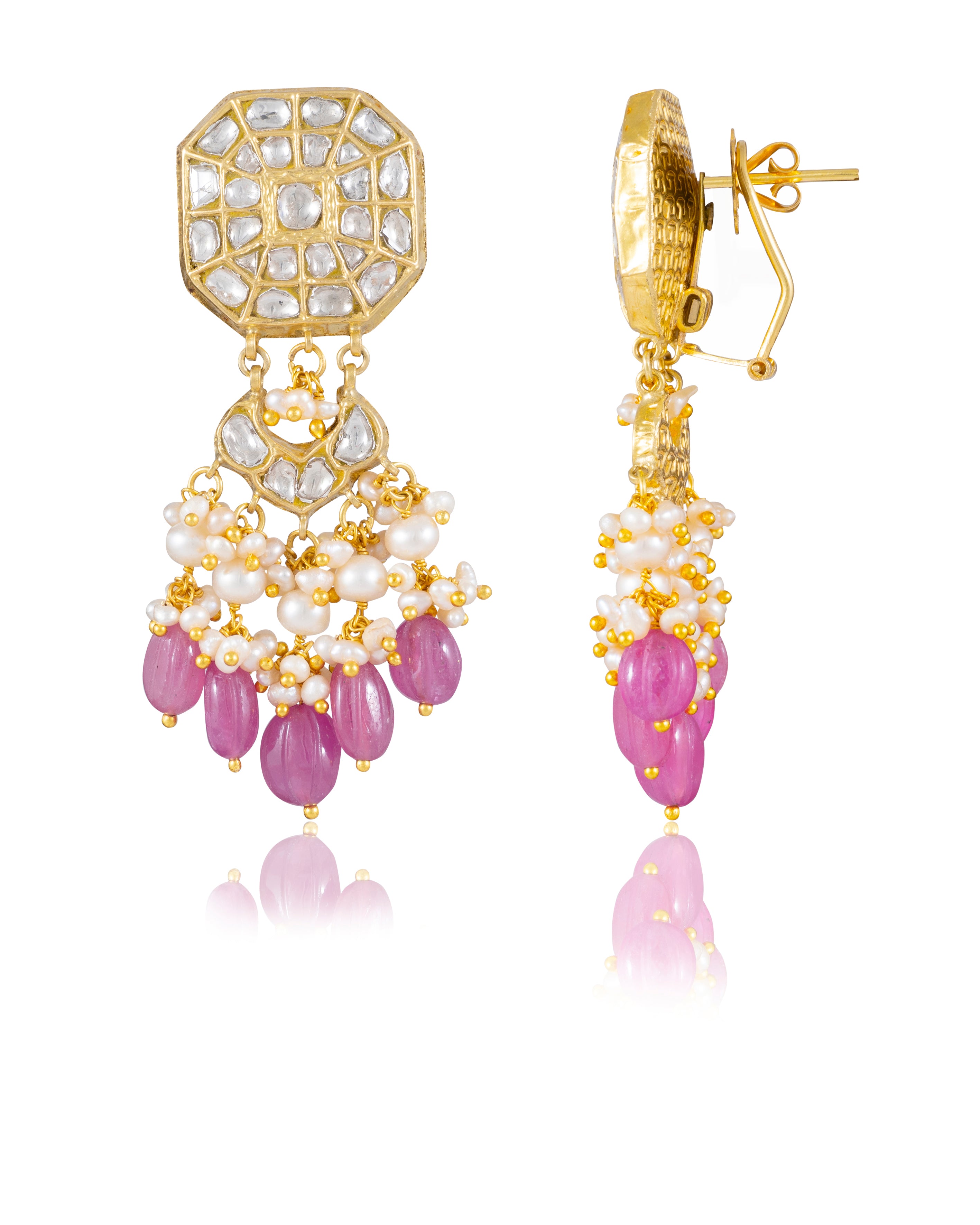 Jasnima Choker And Pratiksha Chandbalis Polki Set