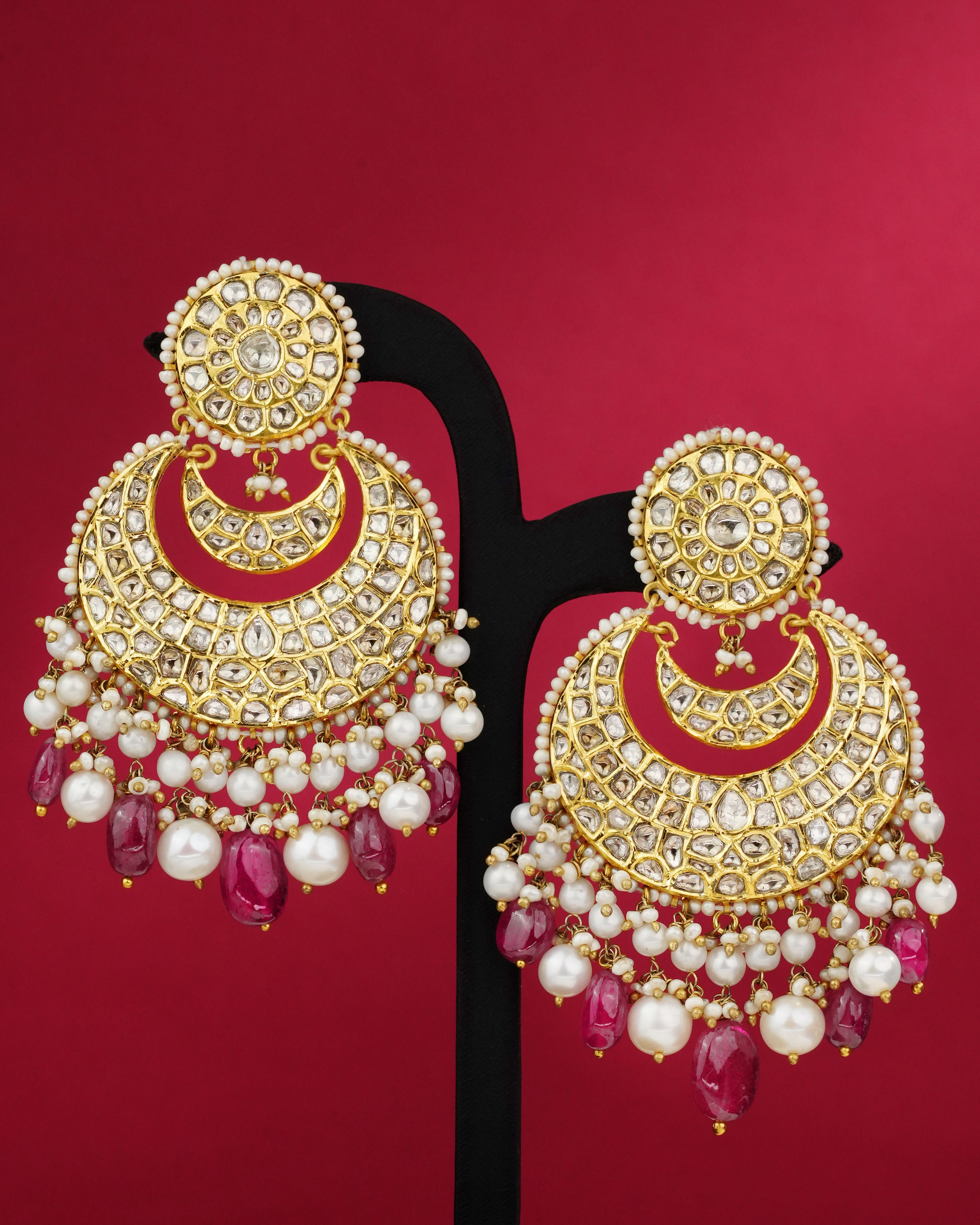 Bishti Polki Chandbalis