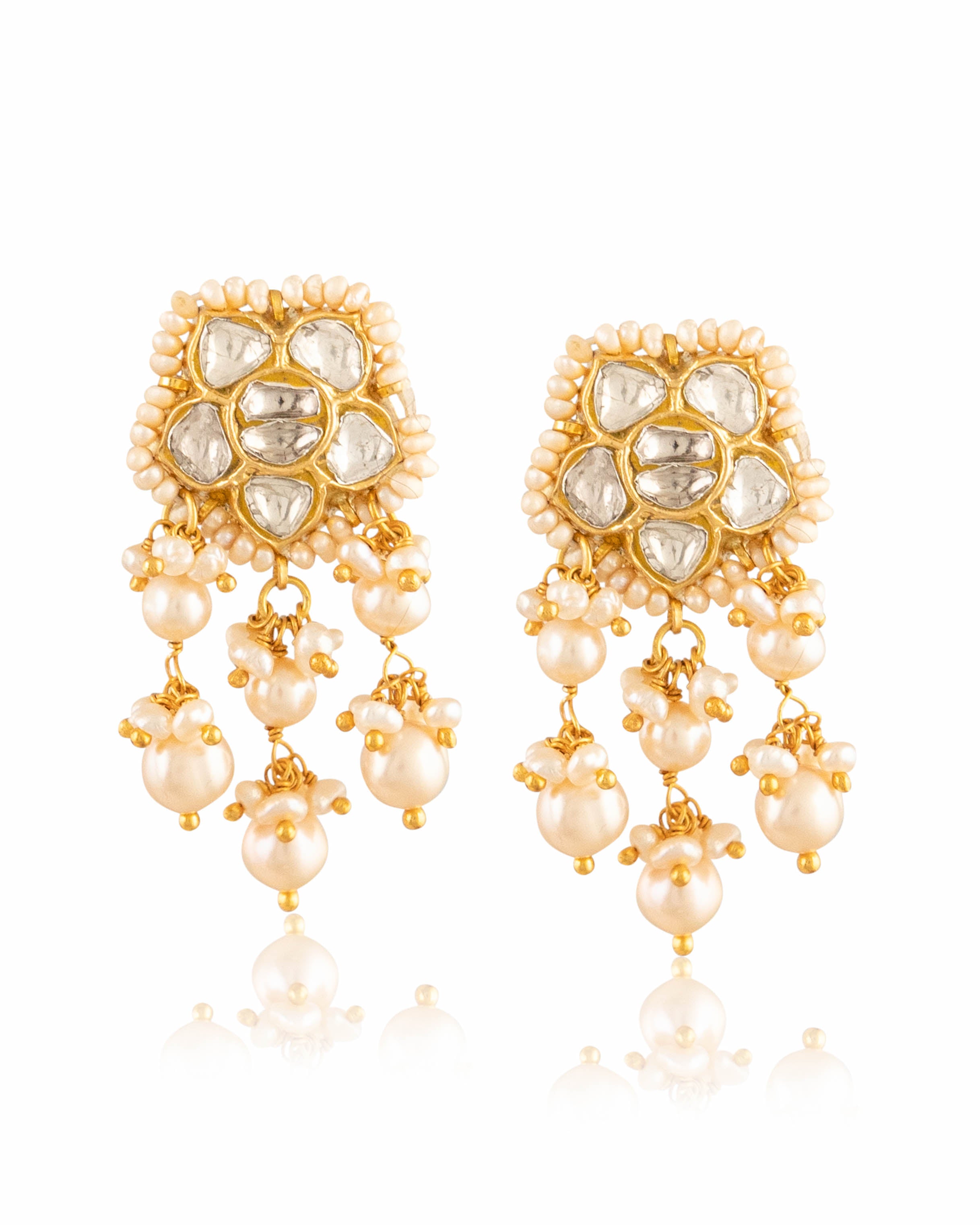 Parinita Choker And Parita Tops Polki Set