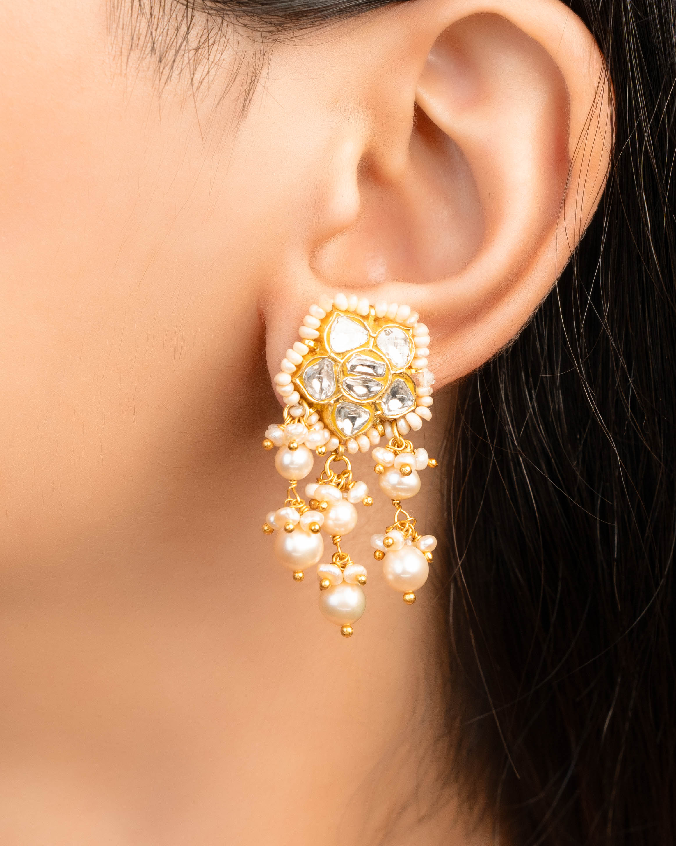 Parinita Choker And Parita Tops Polki Set