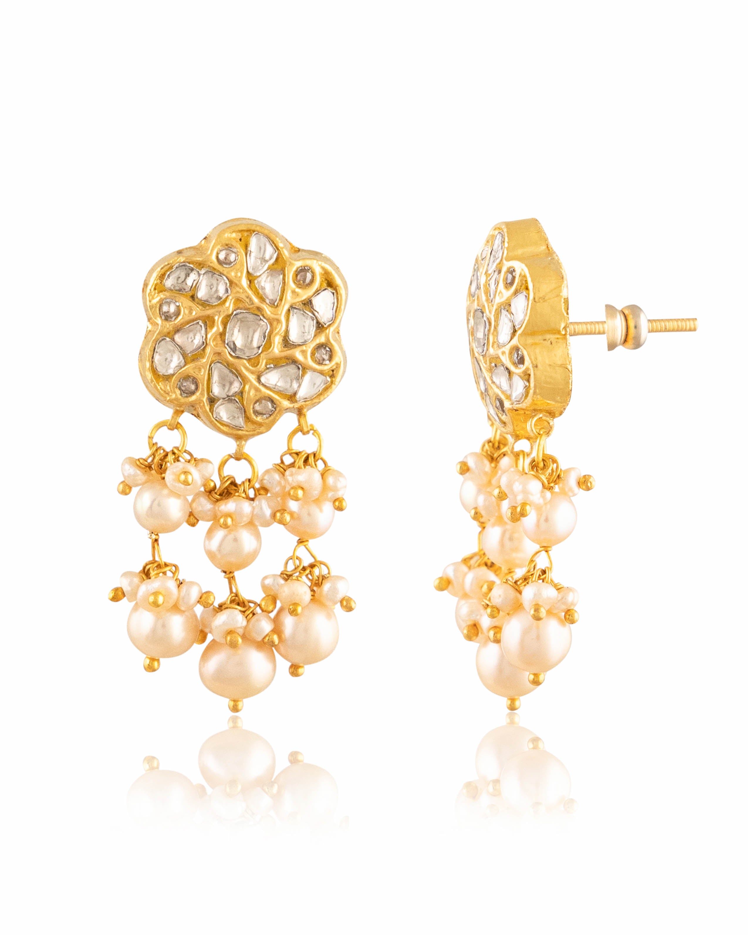 Khadija Choker And Aakriti Tops Polki Set