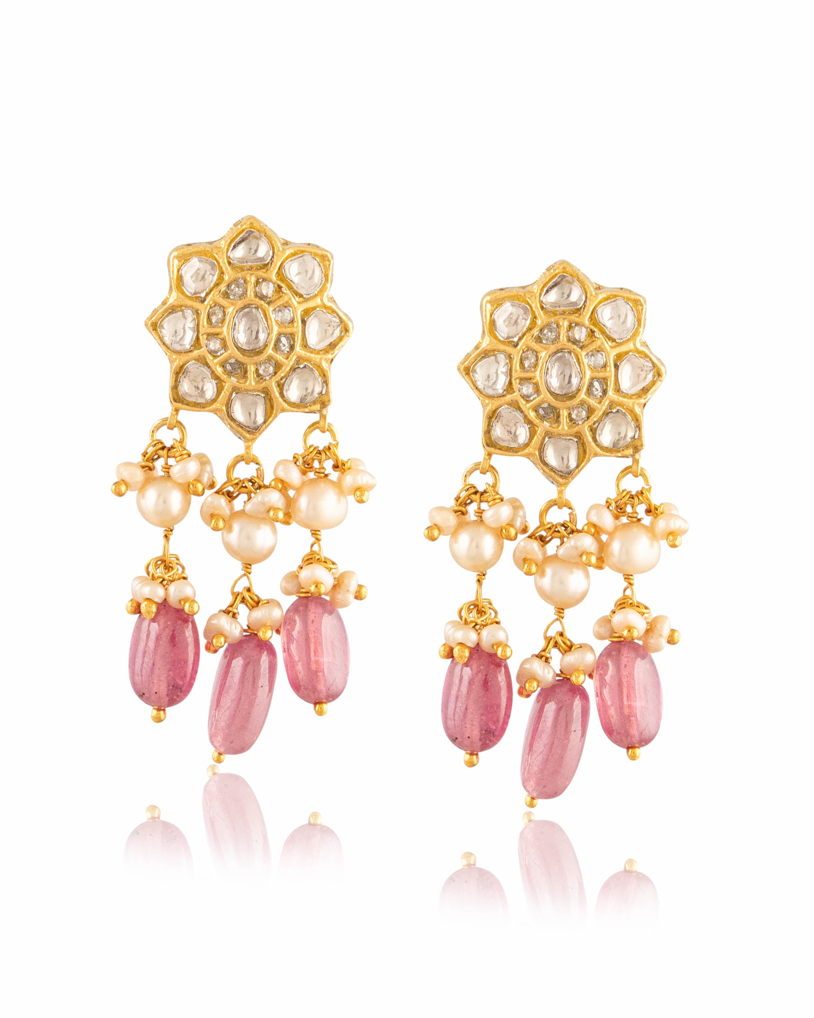 Racheal Choker And Malvika Tops Polki Set