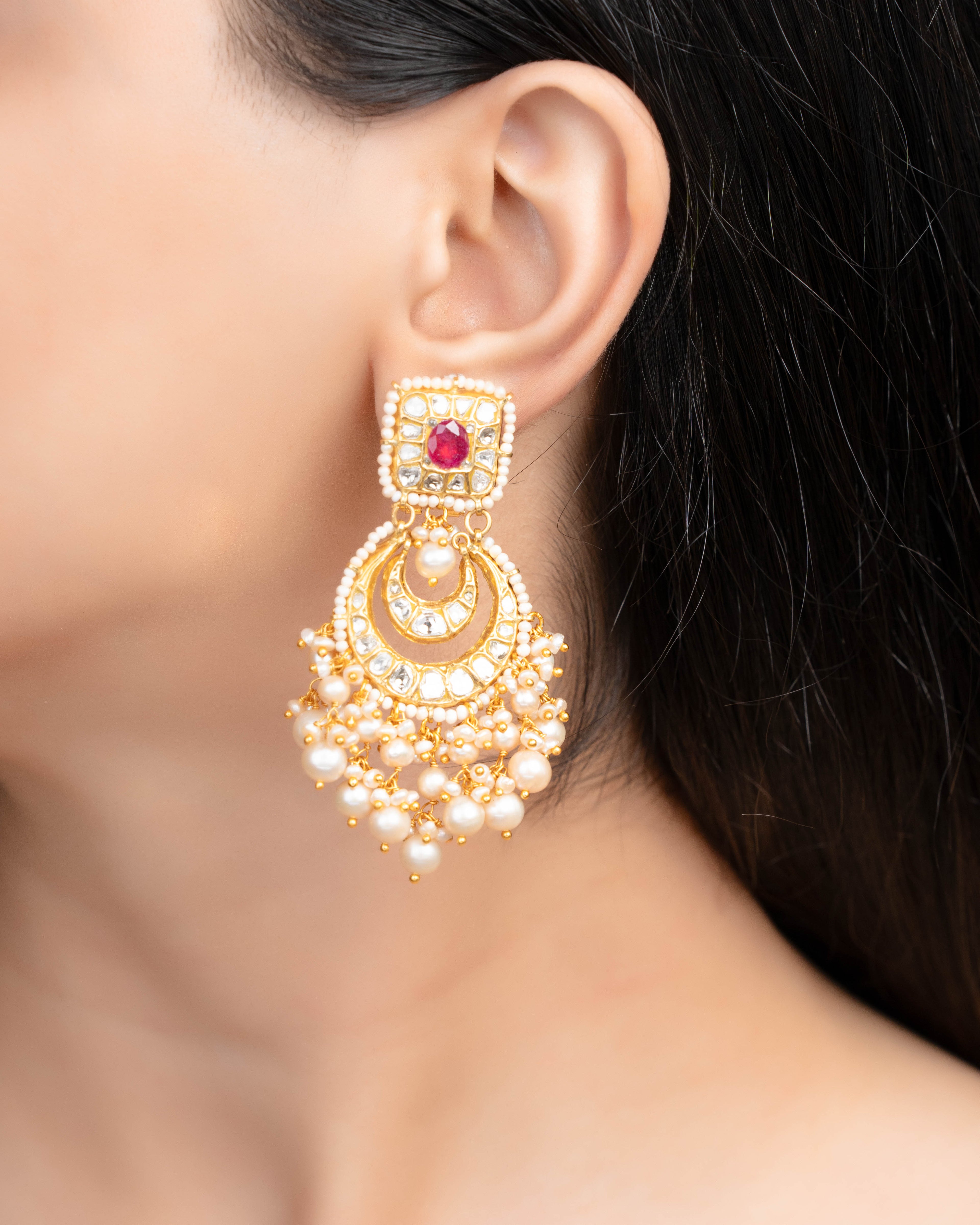 Tapasya Polki Chandbalis