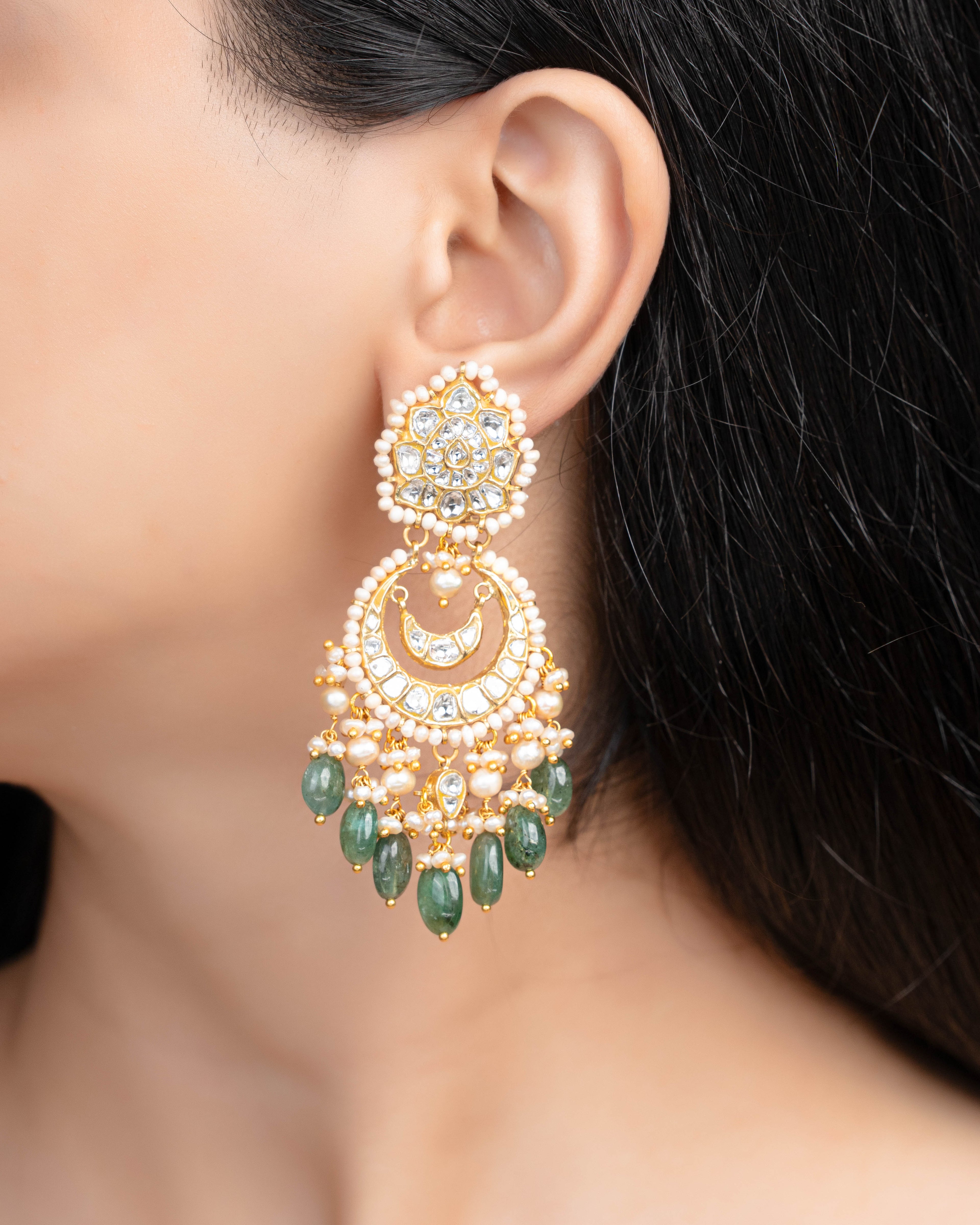 Kashish Polki Chandbalis