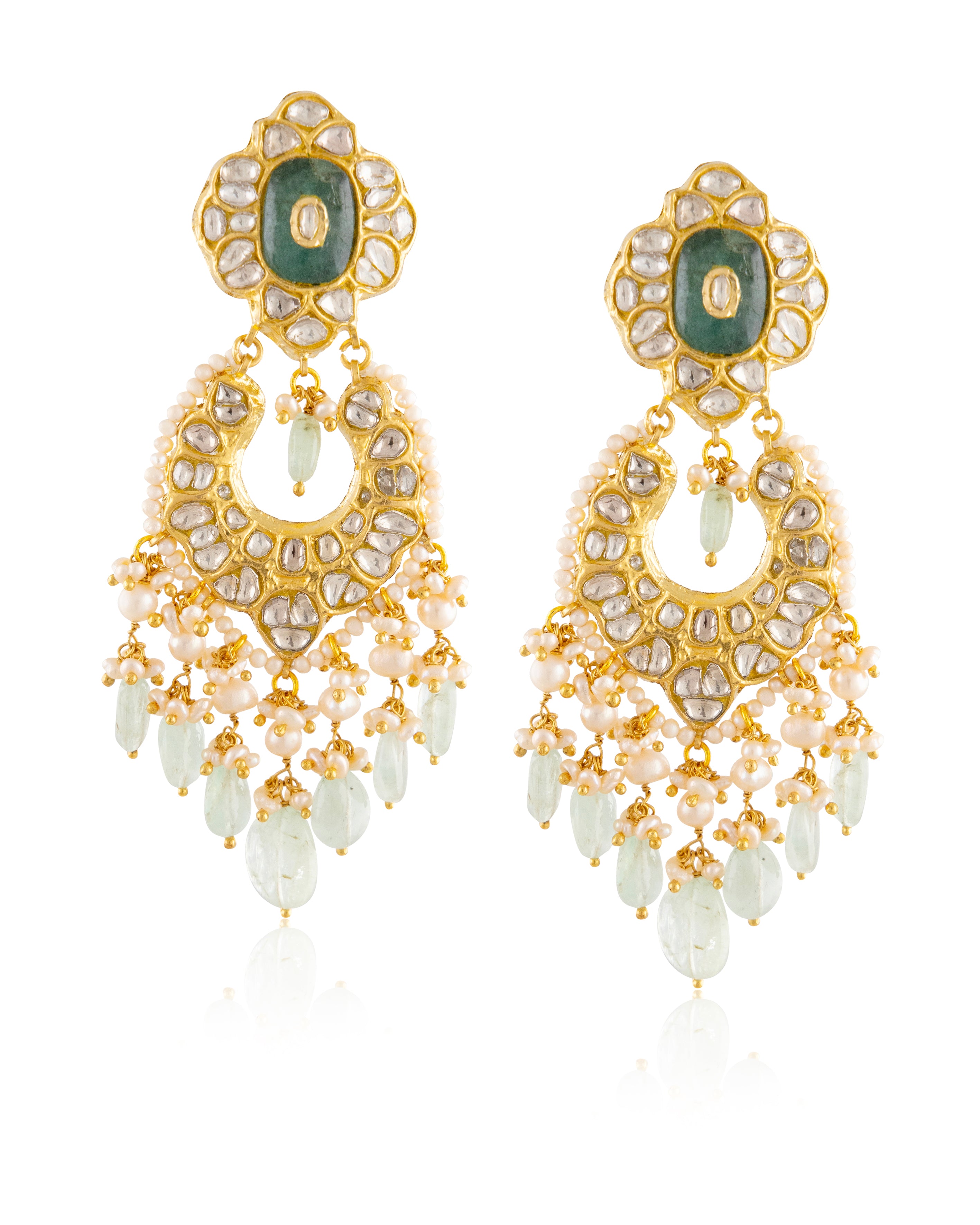 Diya Polki Chandbalis