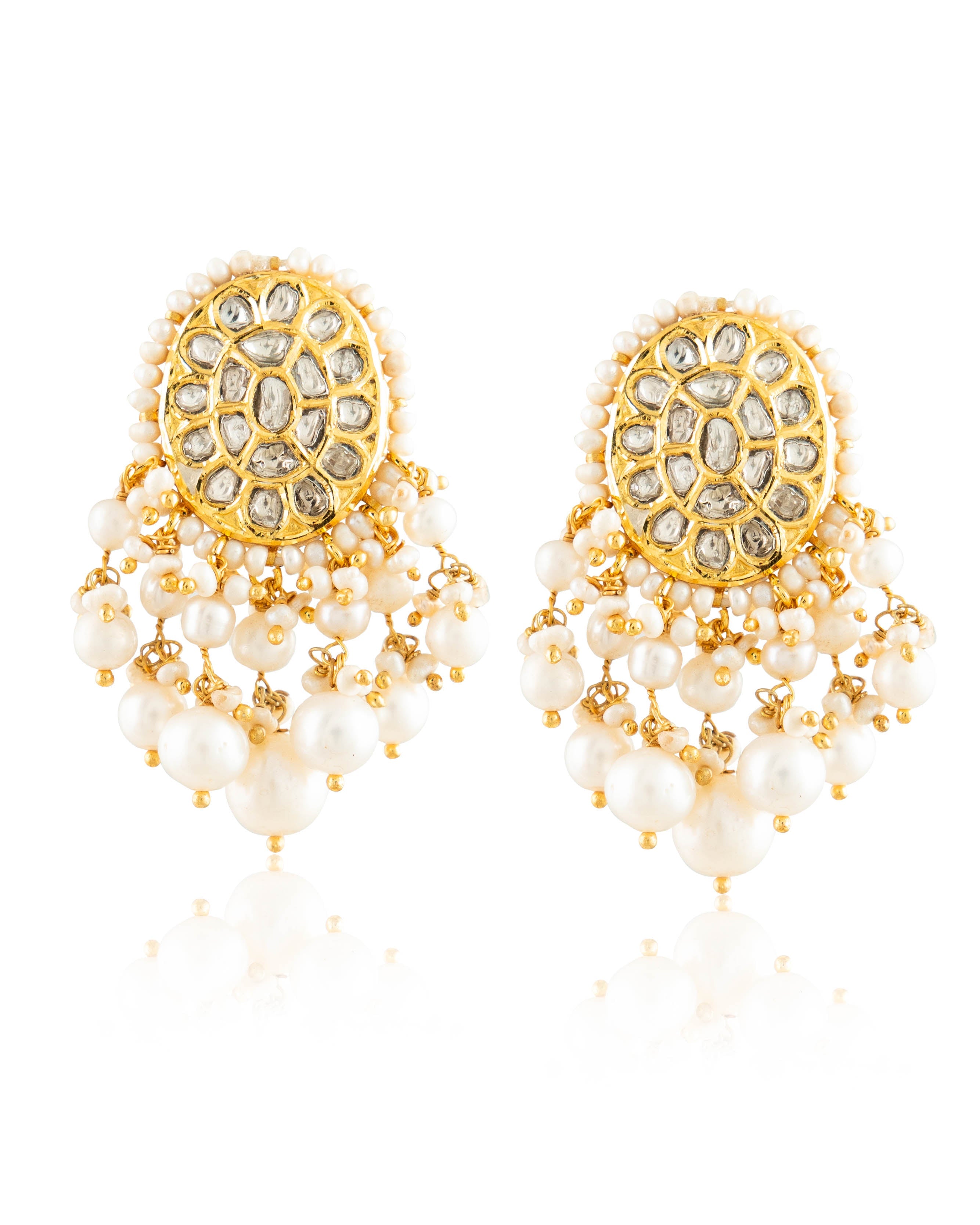 Nagma Choker And Harshada Tops Polki Set