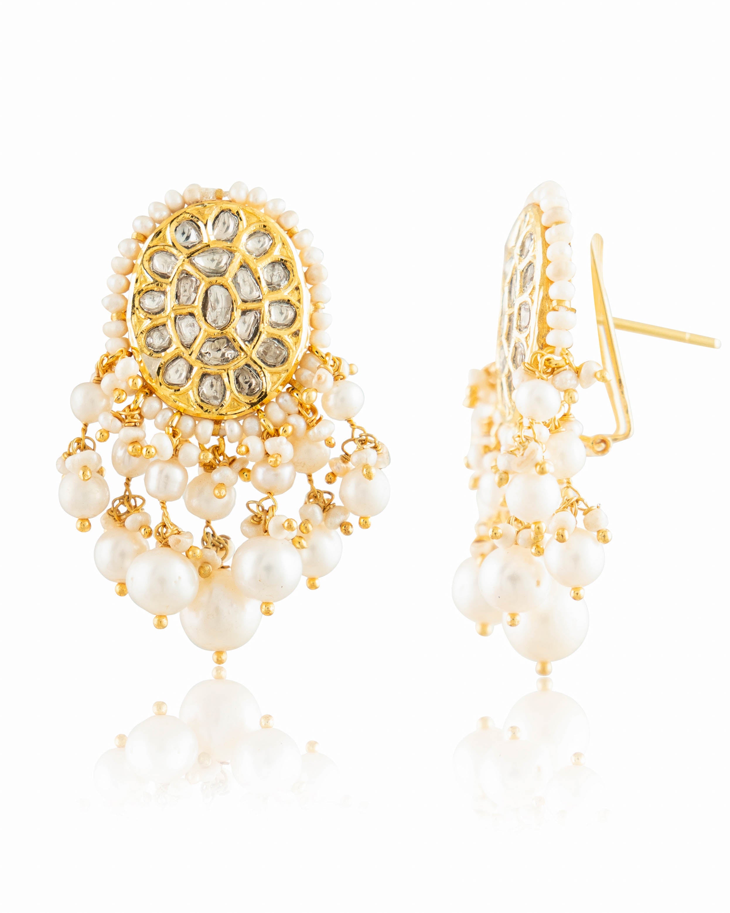 Nagma Choker And Harshada Tops Polki Set