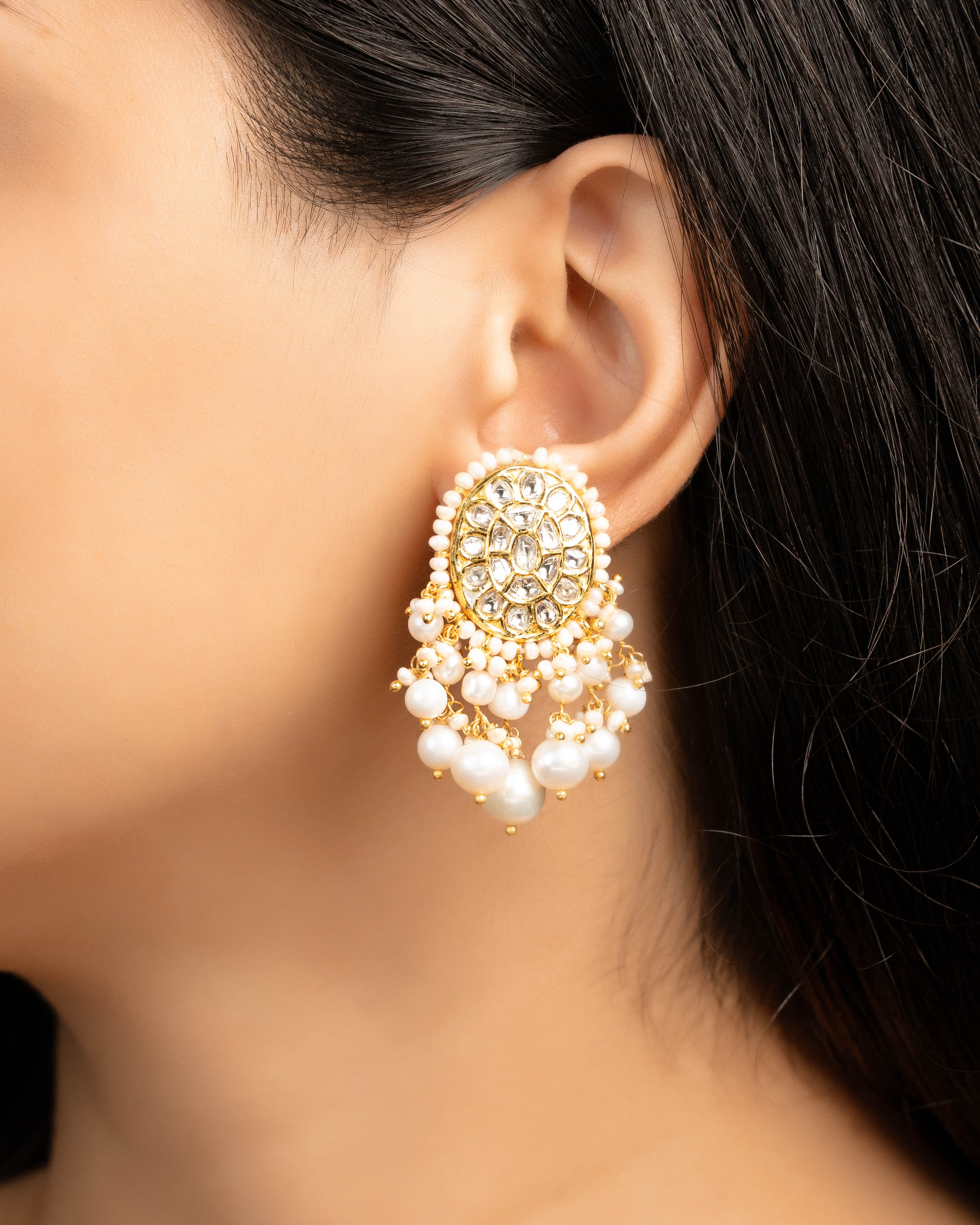 Nagma Choker And Harshada Tops Polki Set