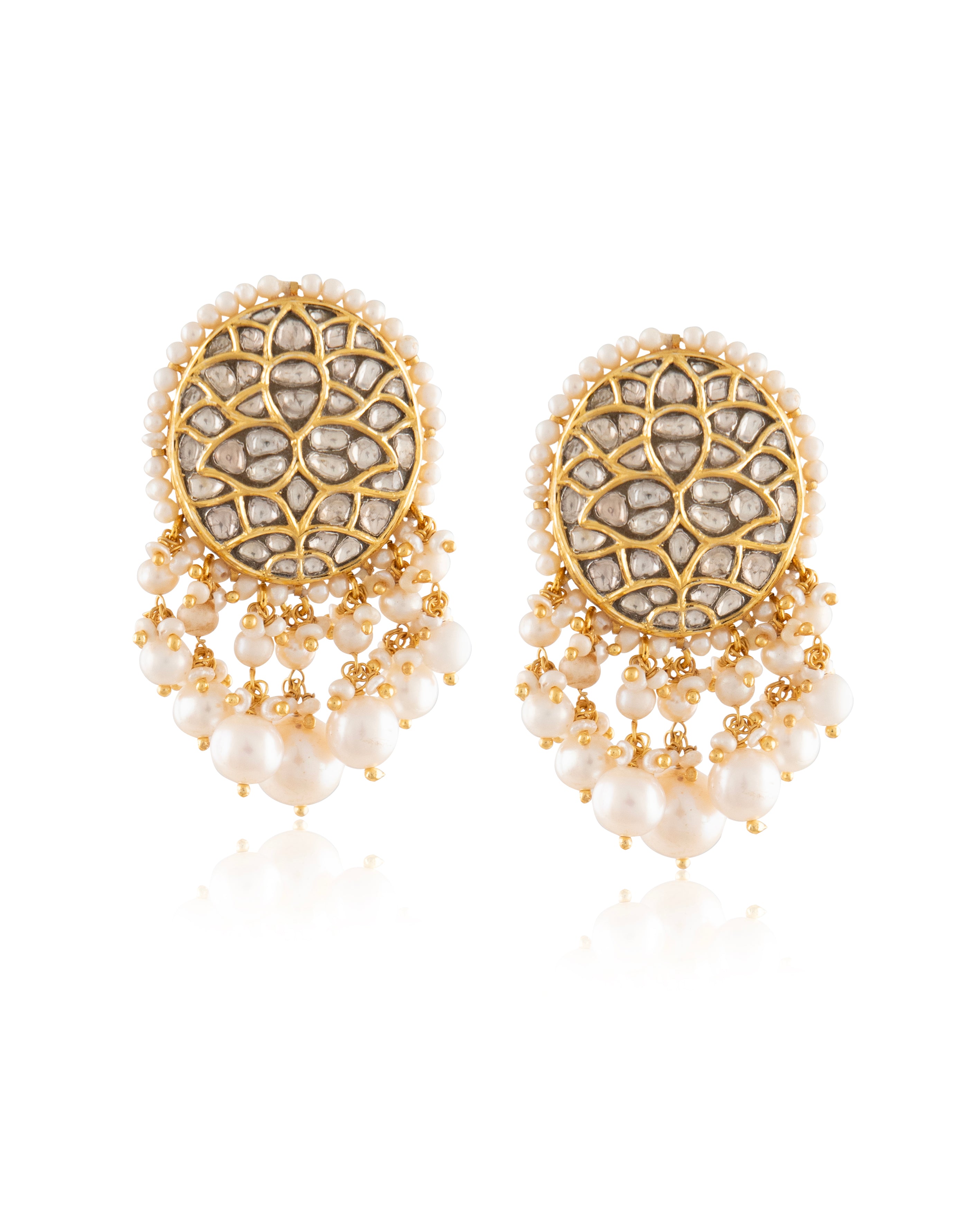 Mehel Choker And Arunima Tops Polki Set