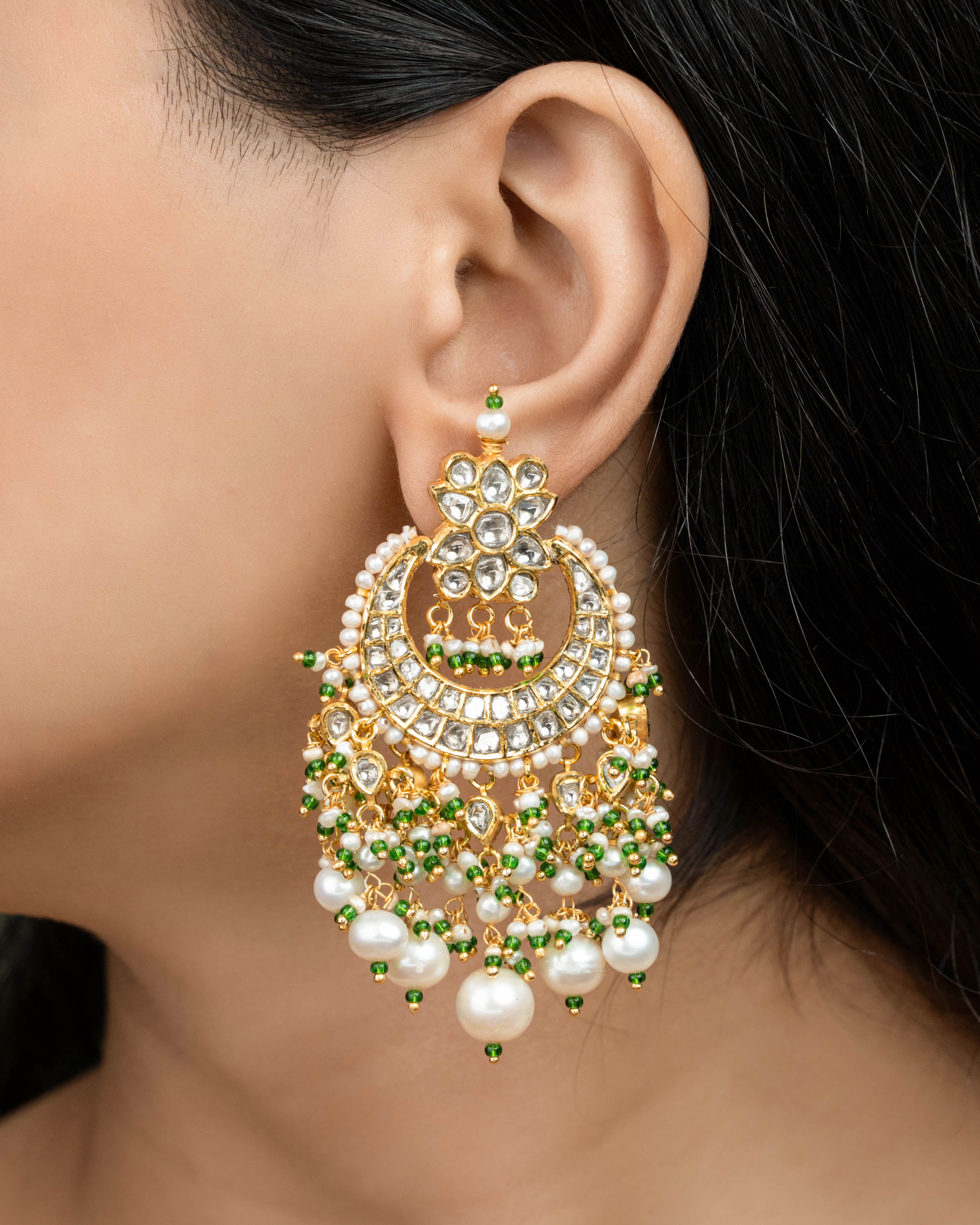 Minakshi Polki Chandbalis