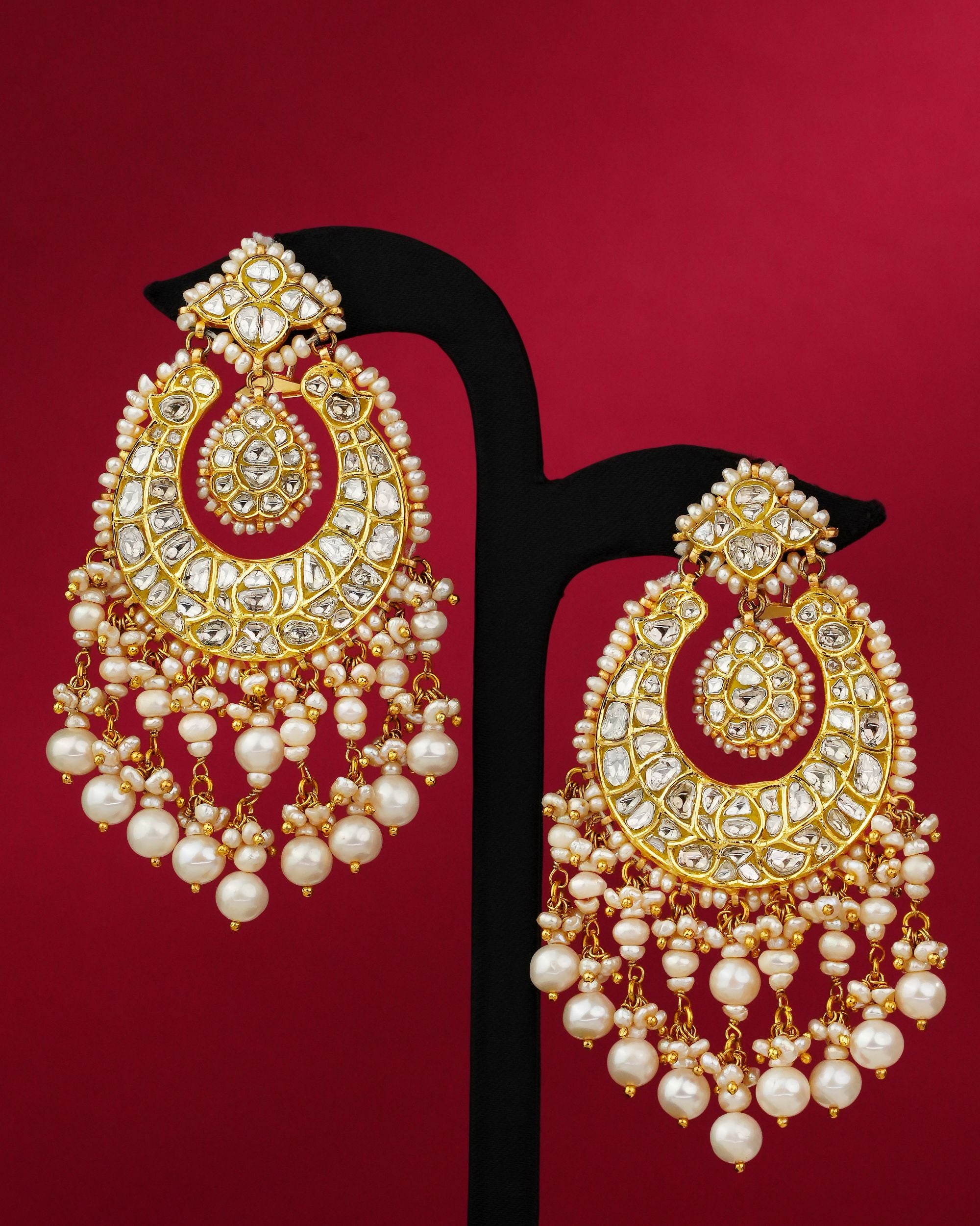 Shrija Polki Chandbalis