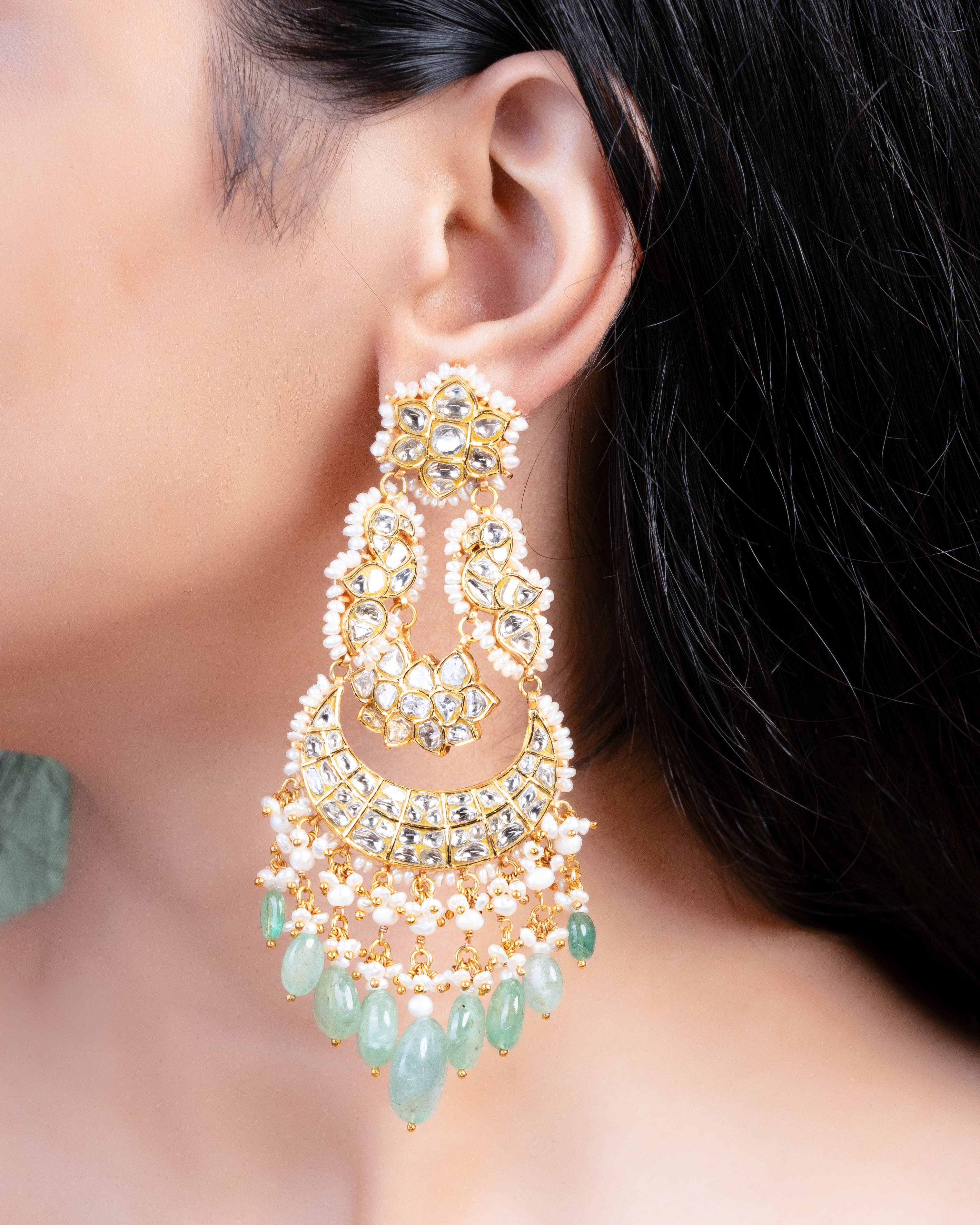 Vaishali Polki Chandbalis