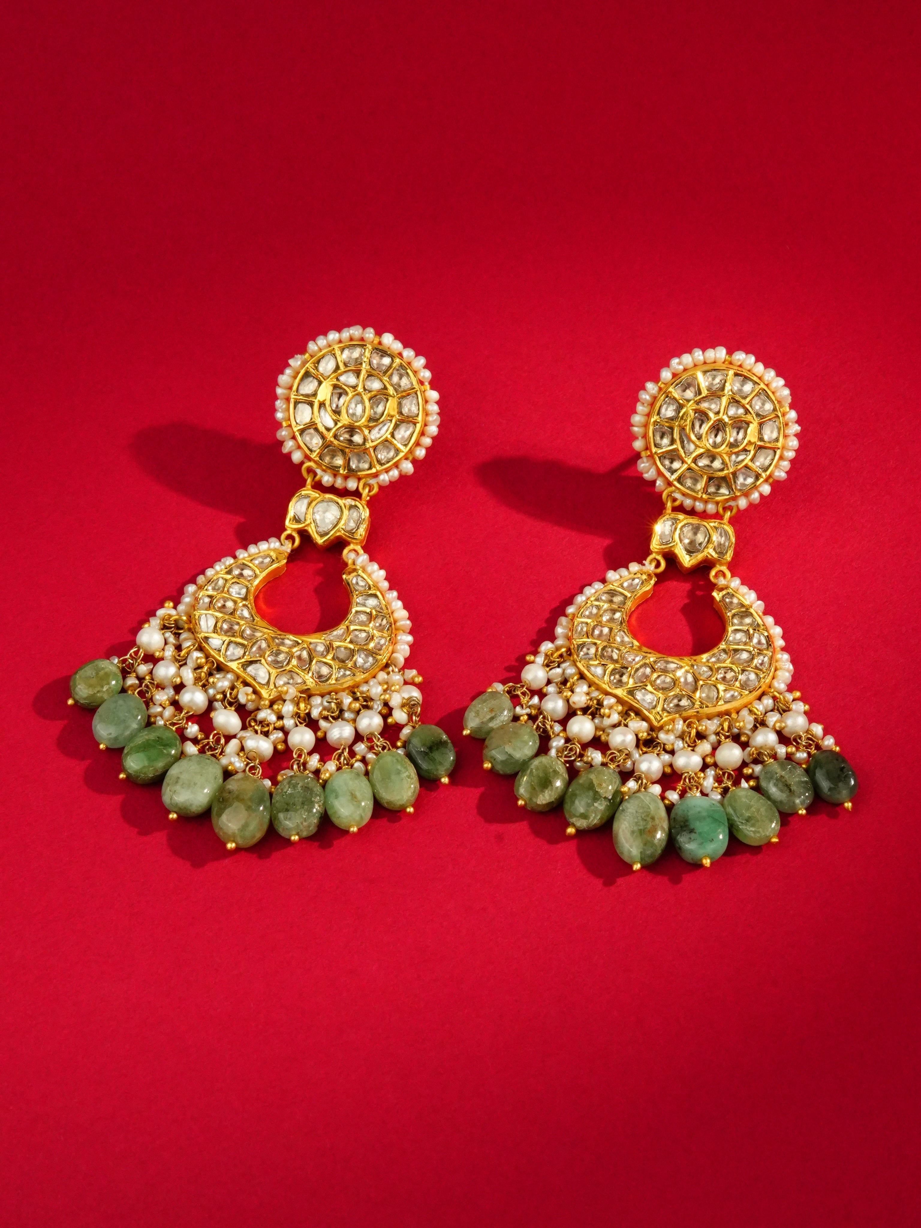 Prajwala Polki Chandbalis